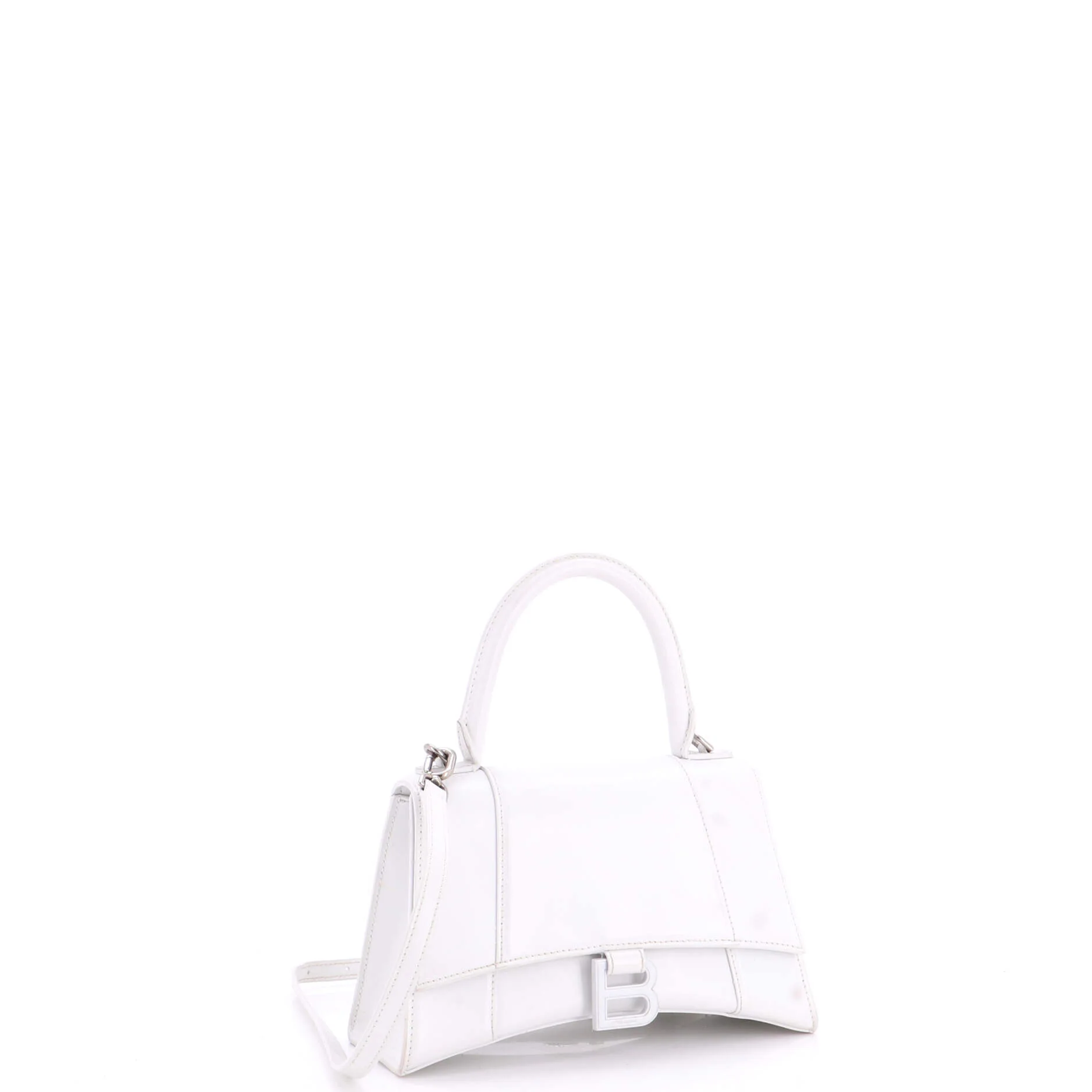 Hourglass Top Handle Bag Leather Small - Image 2