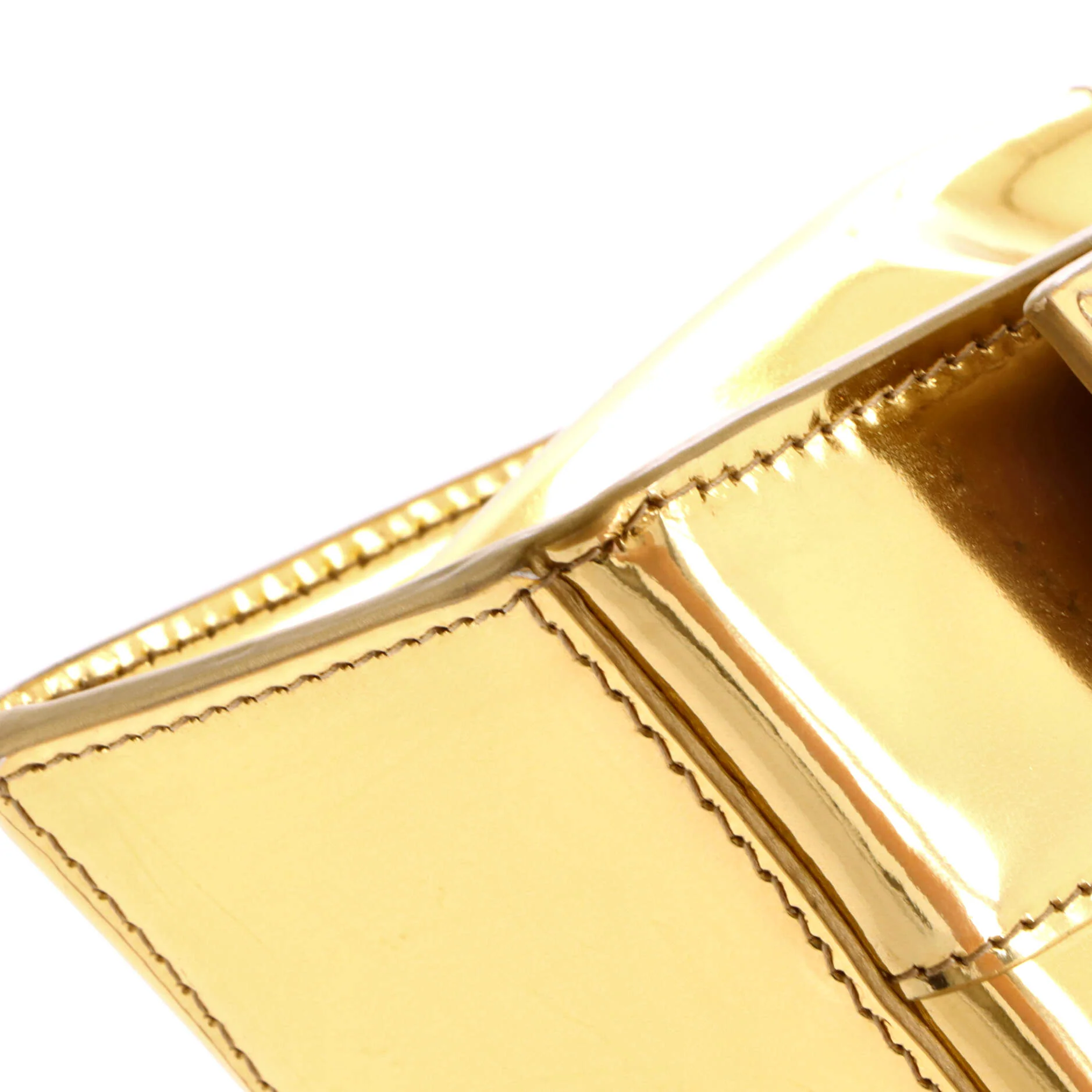 Hourglass Top Handle Bag Leather XS - Image 7
