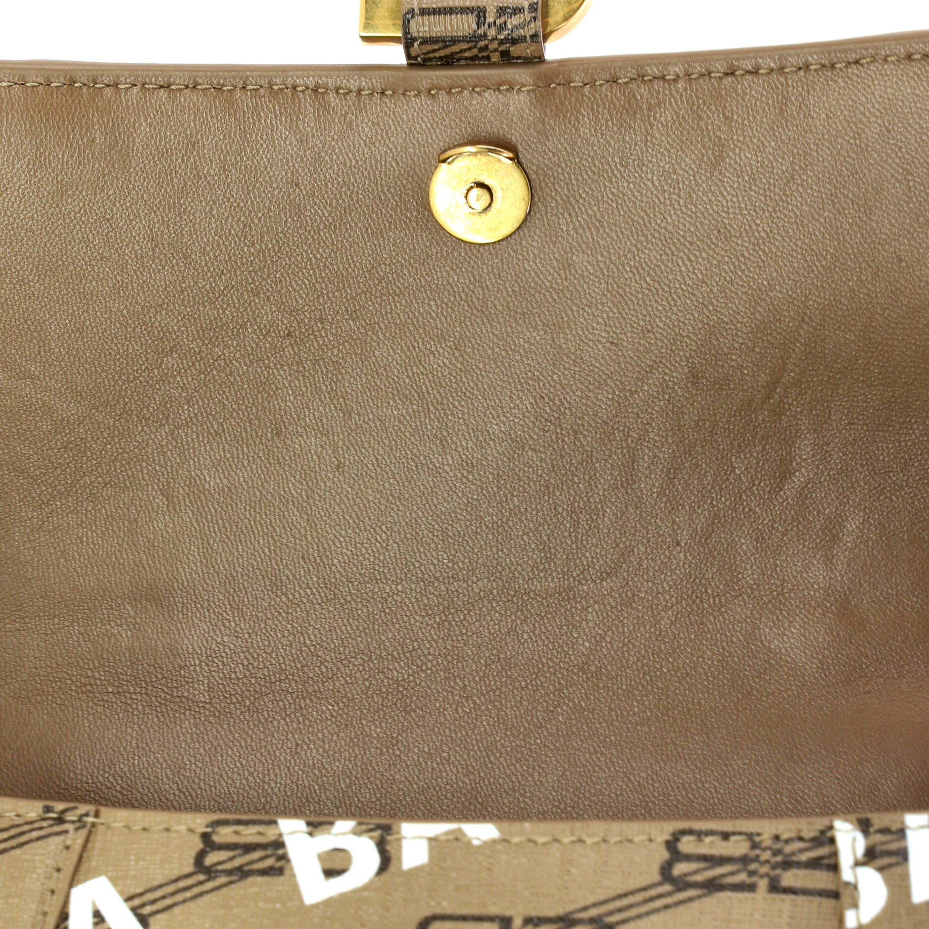 Hourglass Top Handle Bag Monogram Coated Canvas Small - Image 6