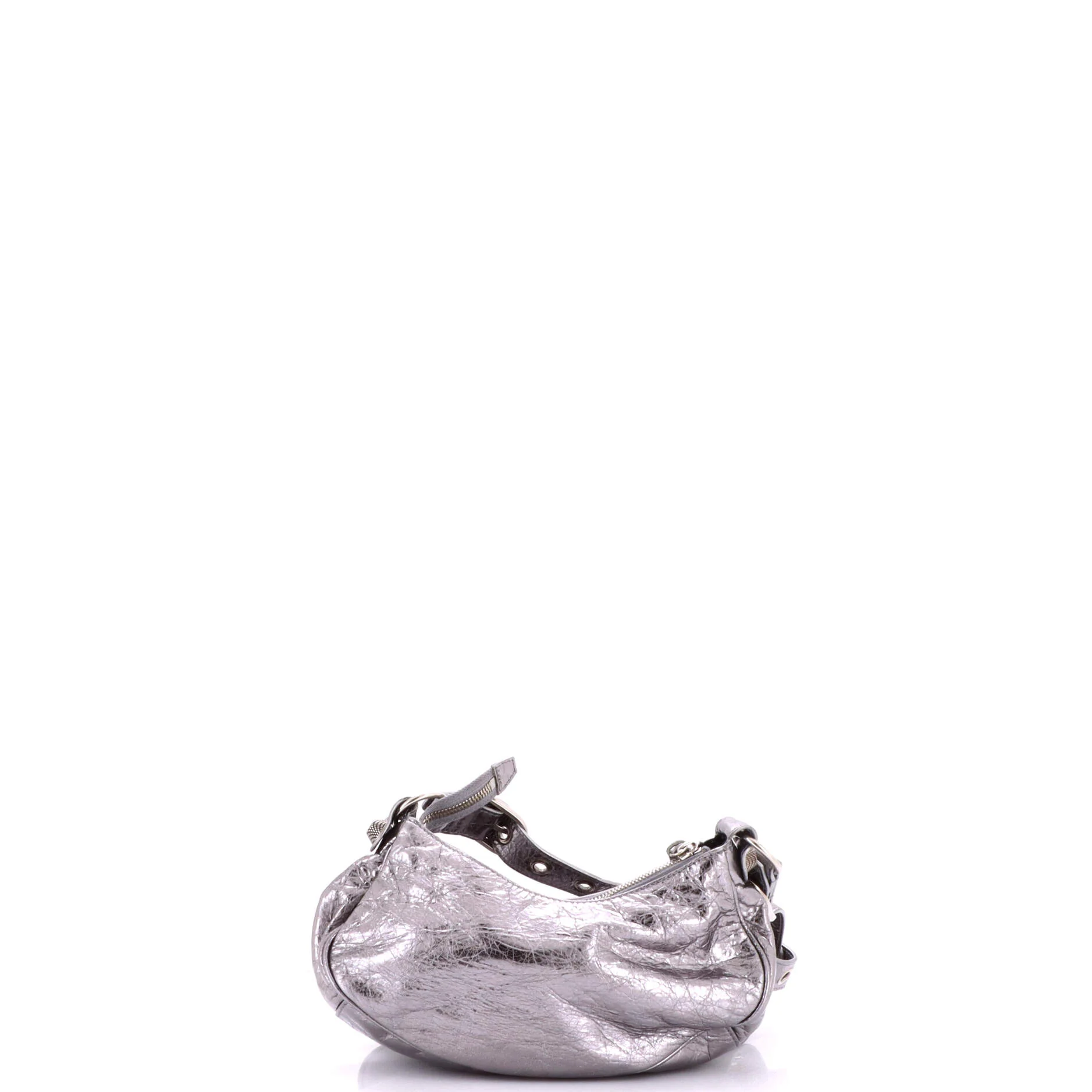 Le Cagole Giant Studs Shoulder Bag Leather XS - Image 4