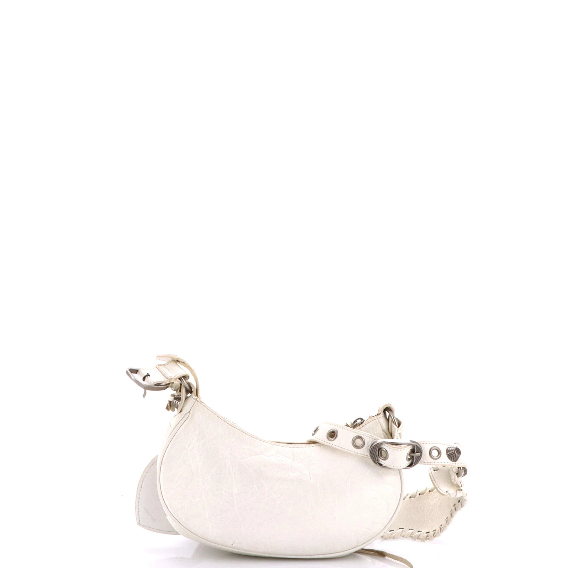 Le Cagole Giant Studs Shoulder Bag Leather XS - Image 3
