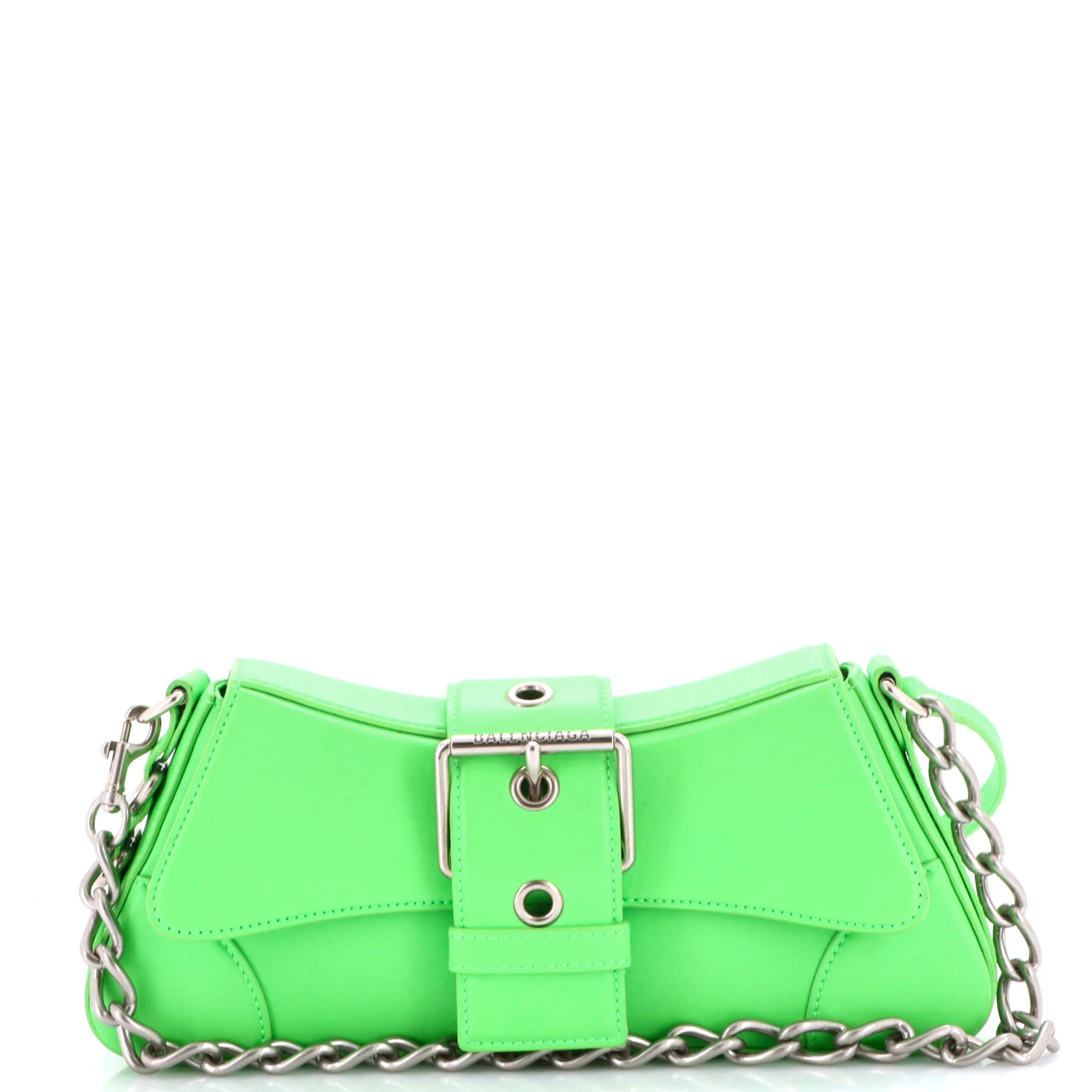 Lindsay Chain Strap Shoulder Bag Leather
