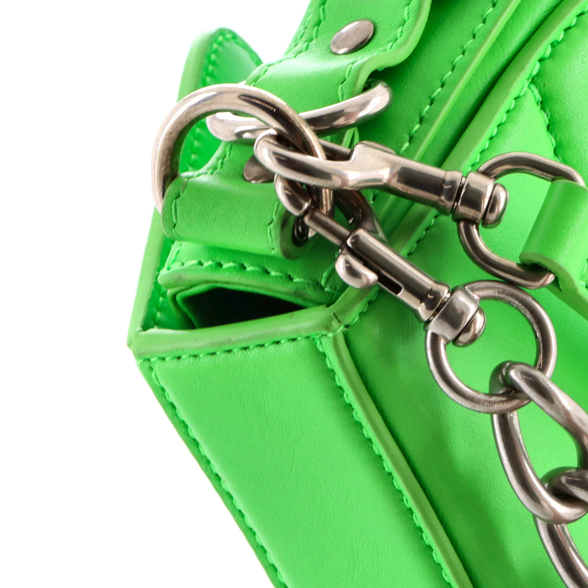 Lindsay Chain Strap Shoulder Bag Leather - Image 6