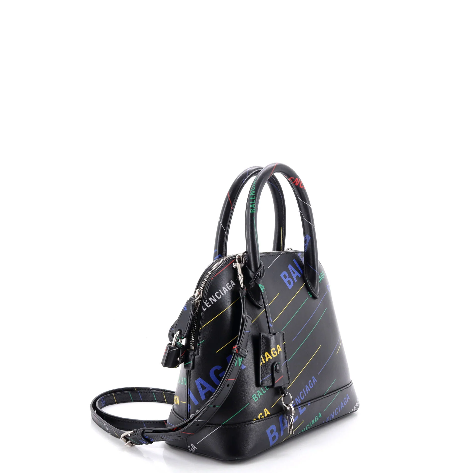 Logo Ville Bag Printed Leather Small - Image 2