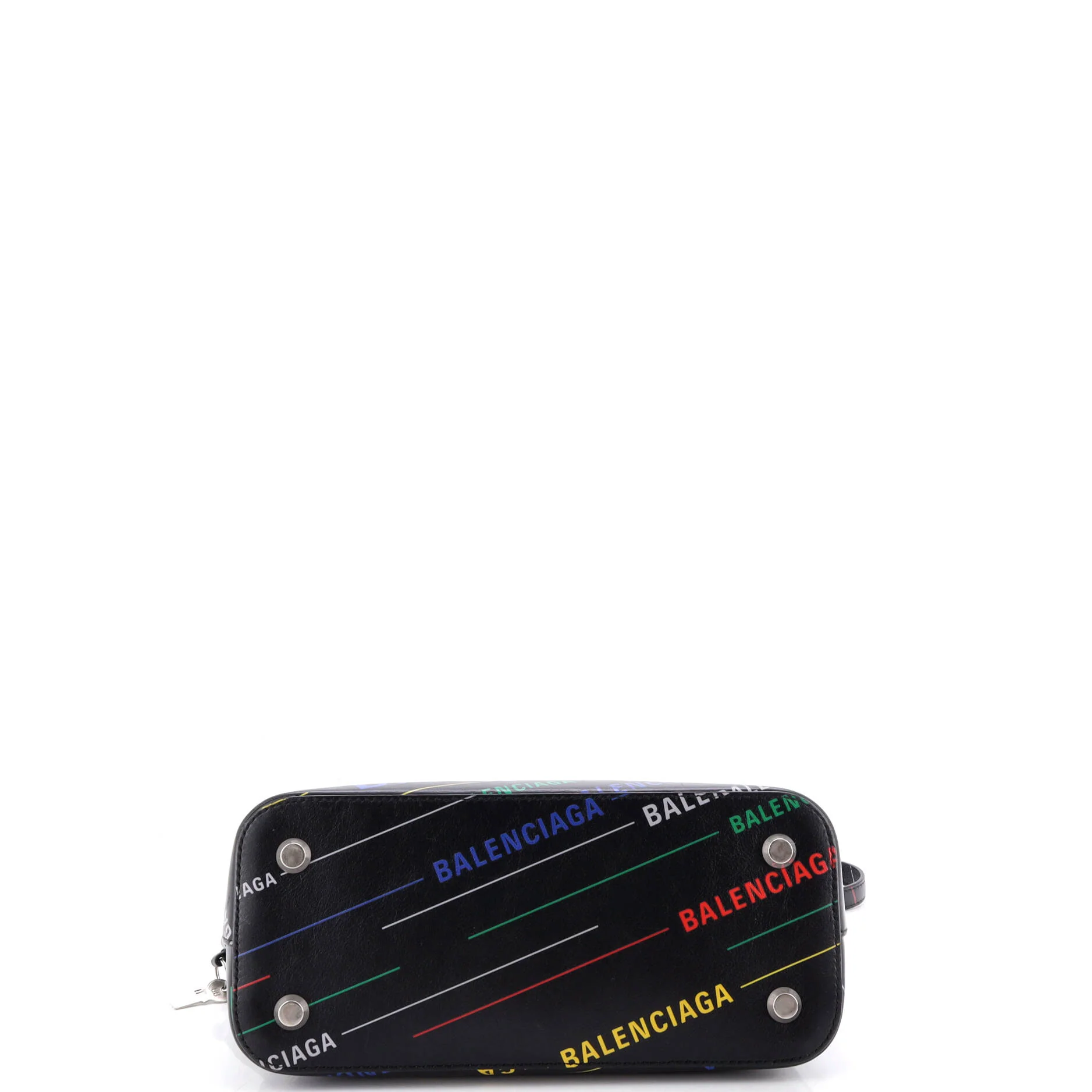 Logo Ville Bag Printed Leather Small - Image 4