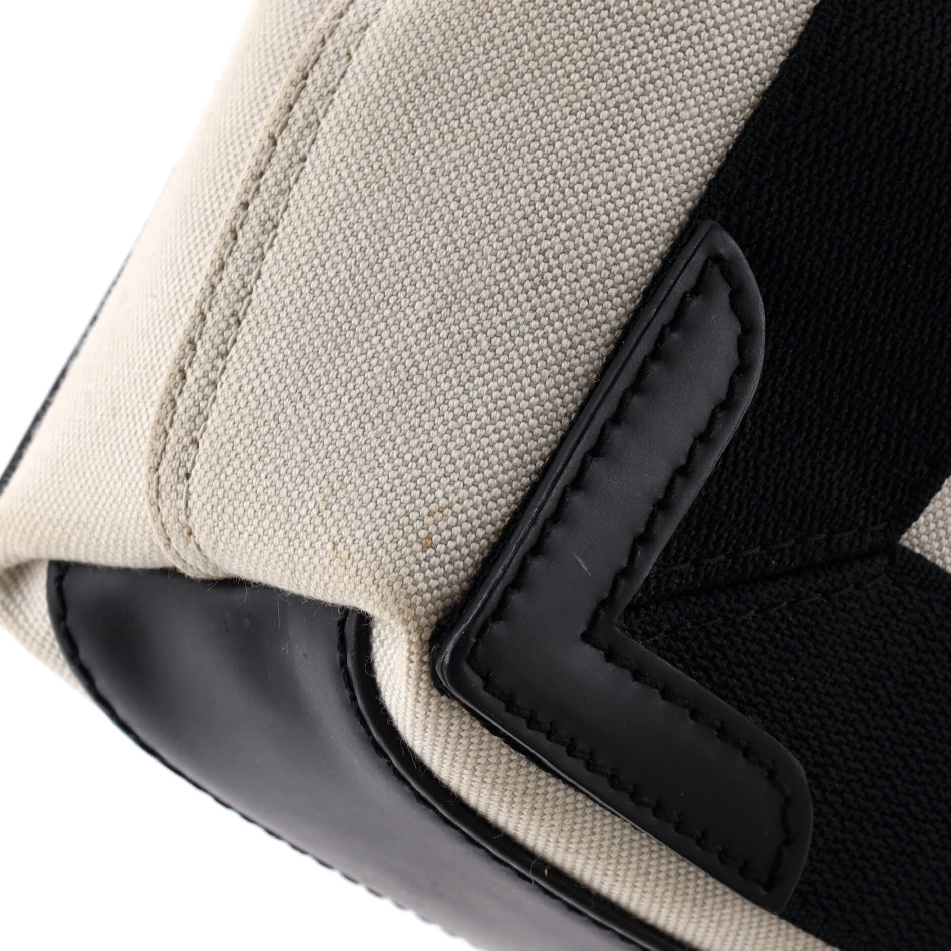 Navy Cabas Canvas and Leather XS - Image 7