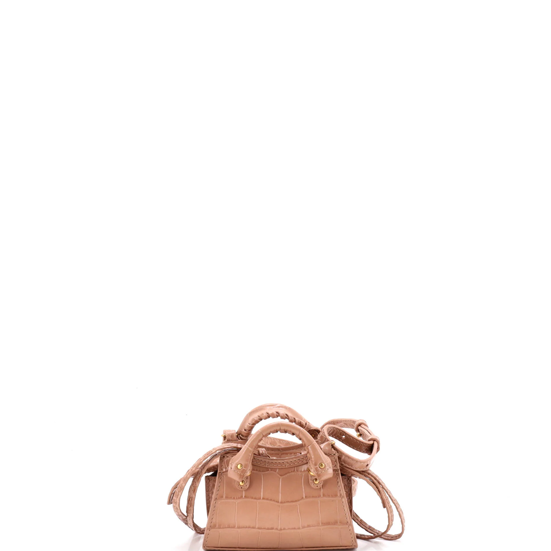 Neo Classic City Bag Crocodile Embossed Leather Super Nano - Image 3
