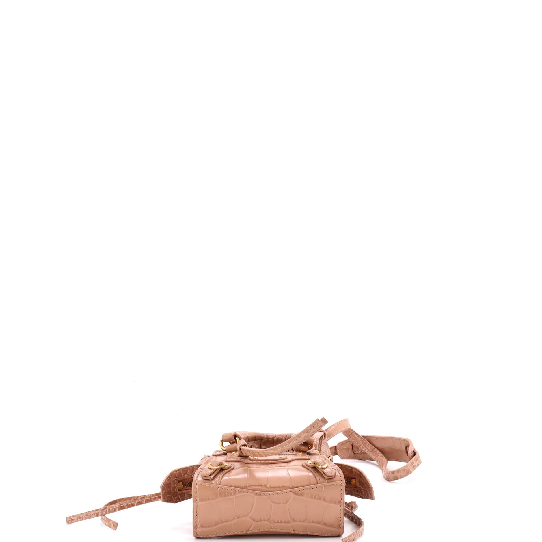 Neo Classic City Bag Crocodile Embossed Leather Super Nano - Image 4