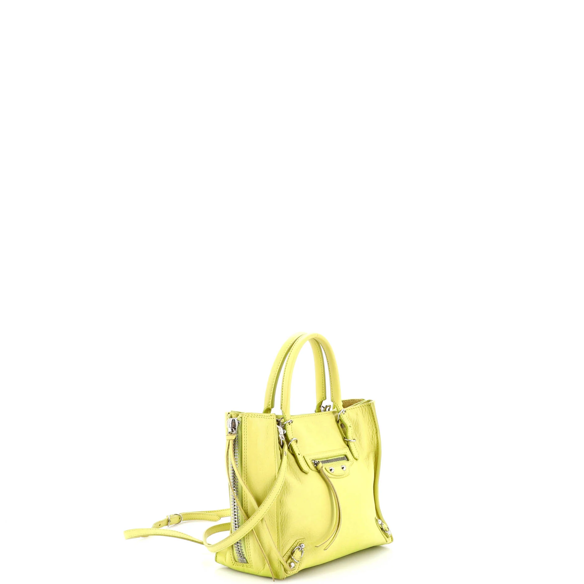 Papier A4 Zip Around Classic Studs Bag Leather Mini - Image 2