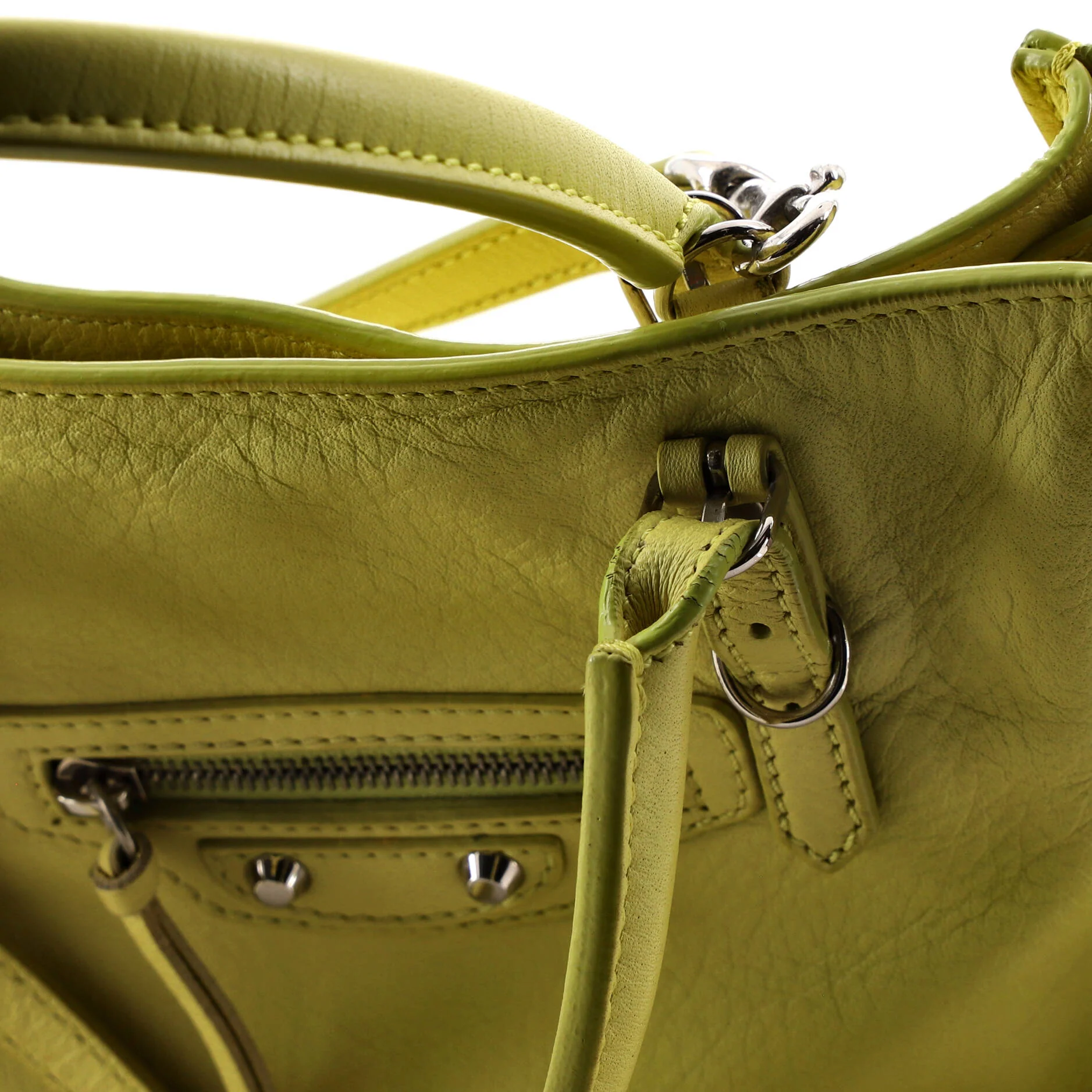 Papier A4 Zip Around Classic Studs Bag Leather Mini - Image 6