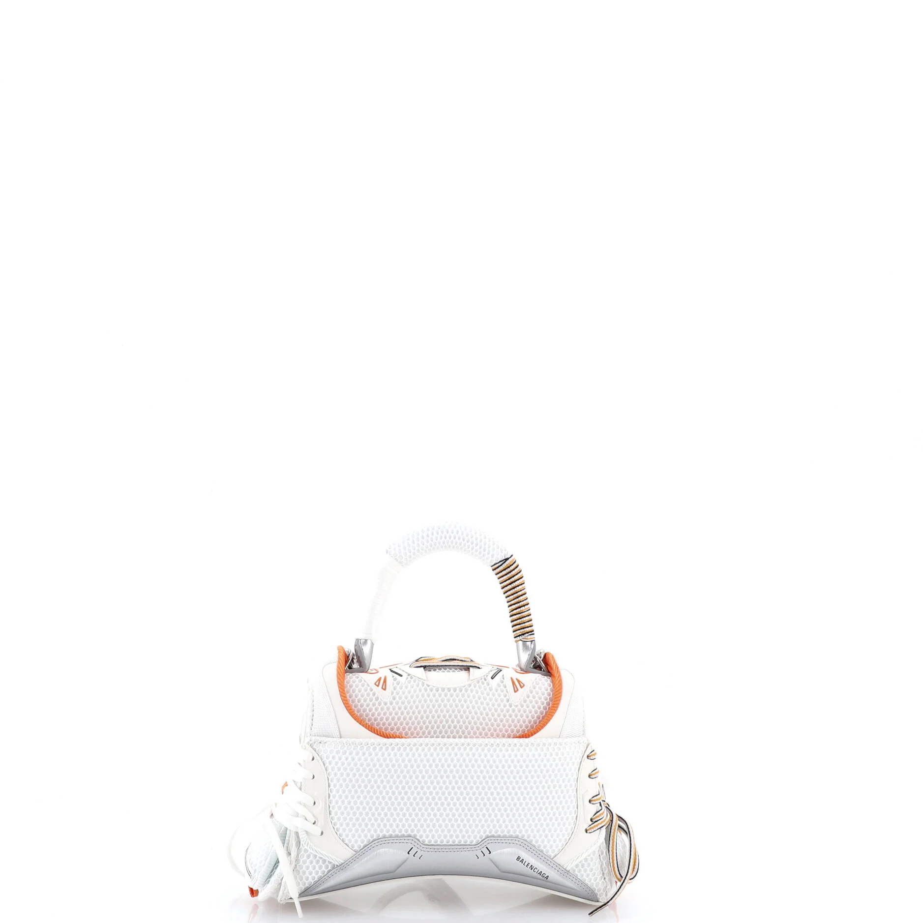 SneakerHead Top Handle Bag Mesh and Faux Leather Small - Image 3