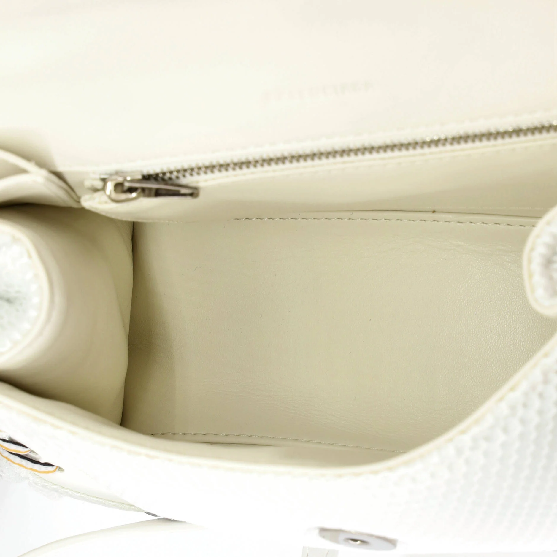 SneakerHead Top Handle Bag Mesh and Faux Leather Small - Image 5