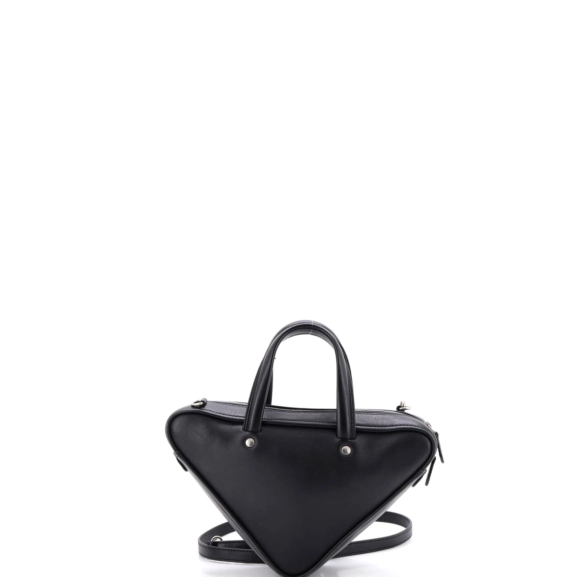 Triangle Duffle Bag Leather Small - Image 3