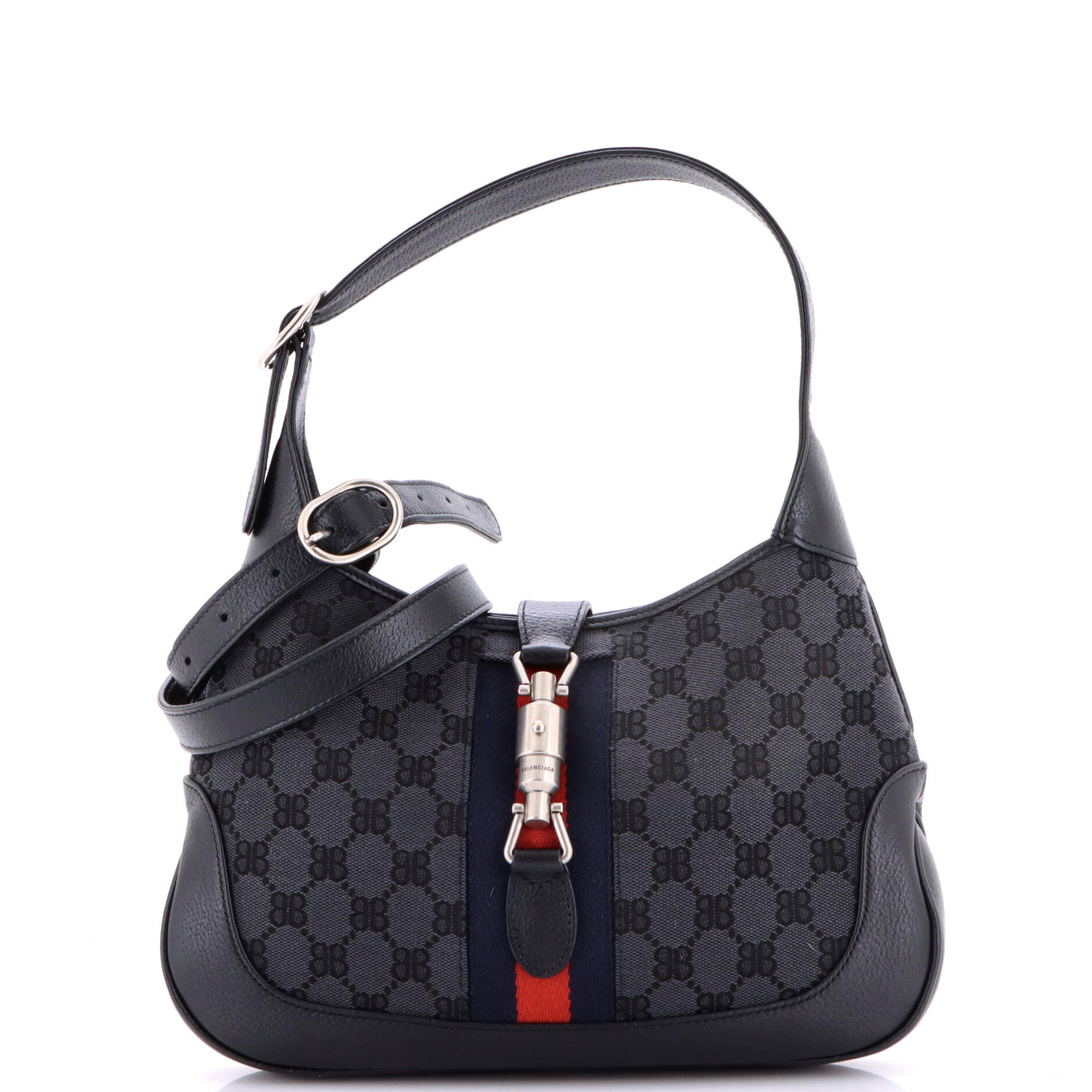 x Gucci The Hacker Project Jackie 1961 Hobo BB Canvas Small