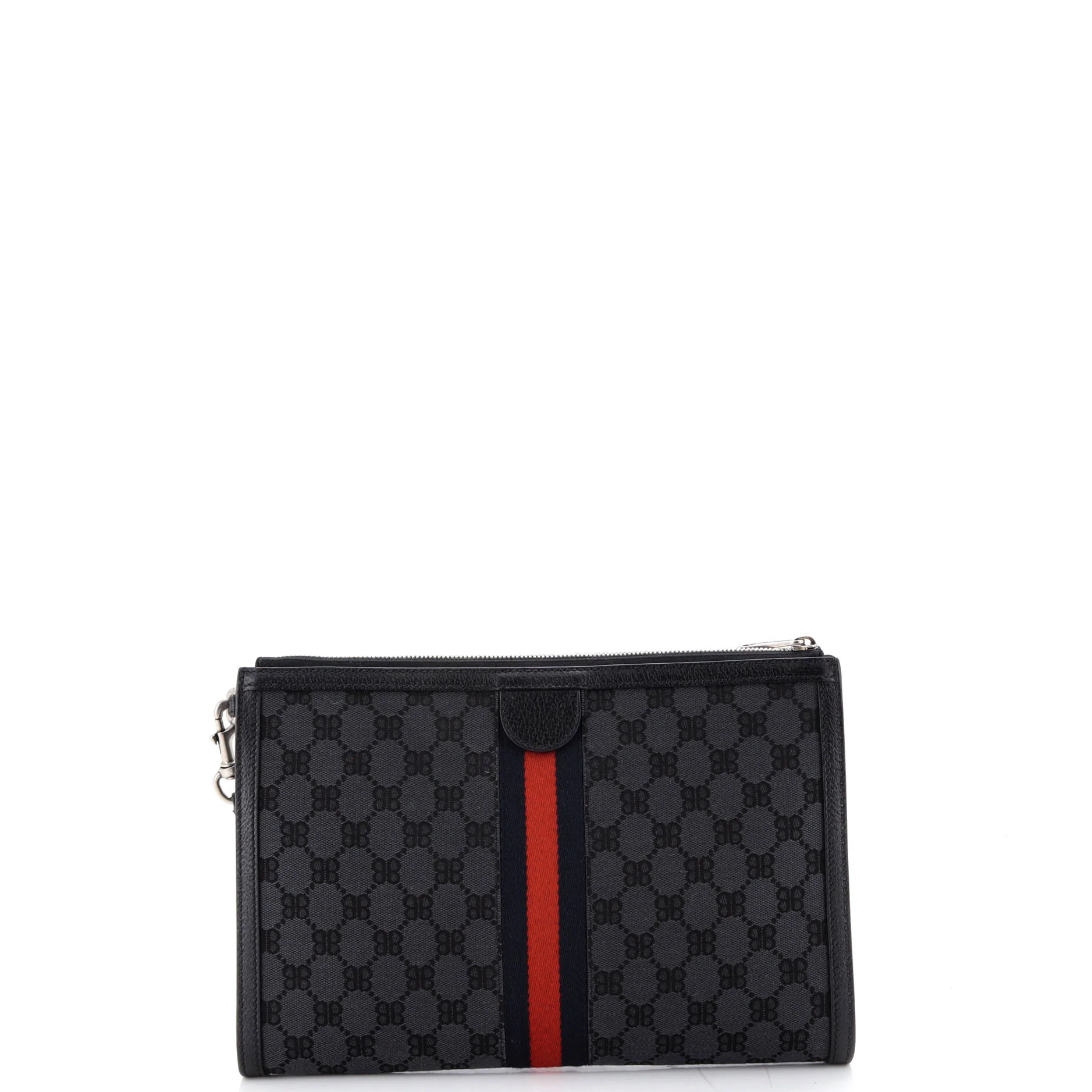 x Gucci The Hacker Project Web Wristlet Clutch BB Canvas - Image 3