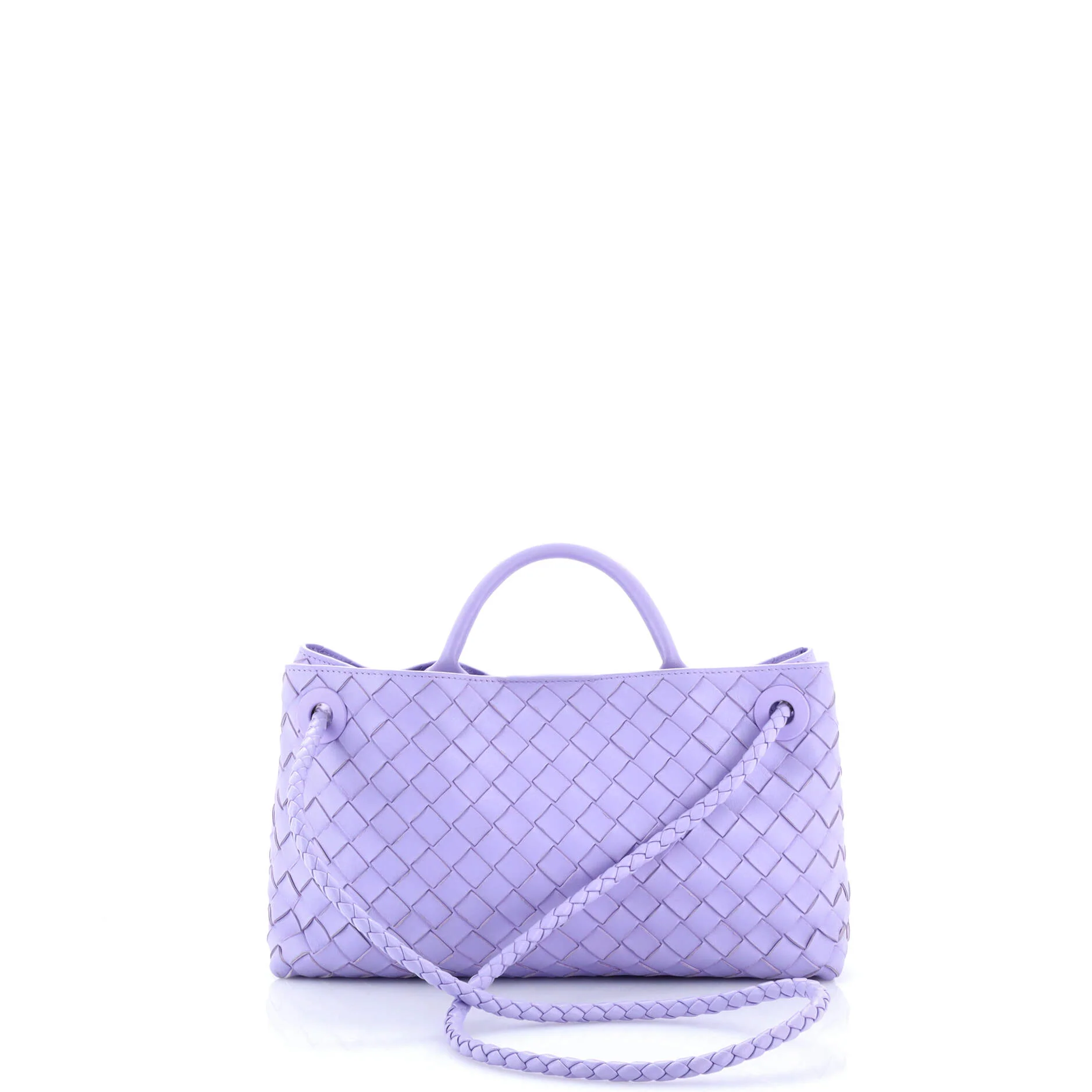 Andiamo East West Top Handle Bag Intrecciato Nappa Small - Image 3