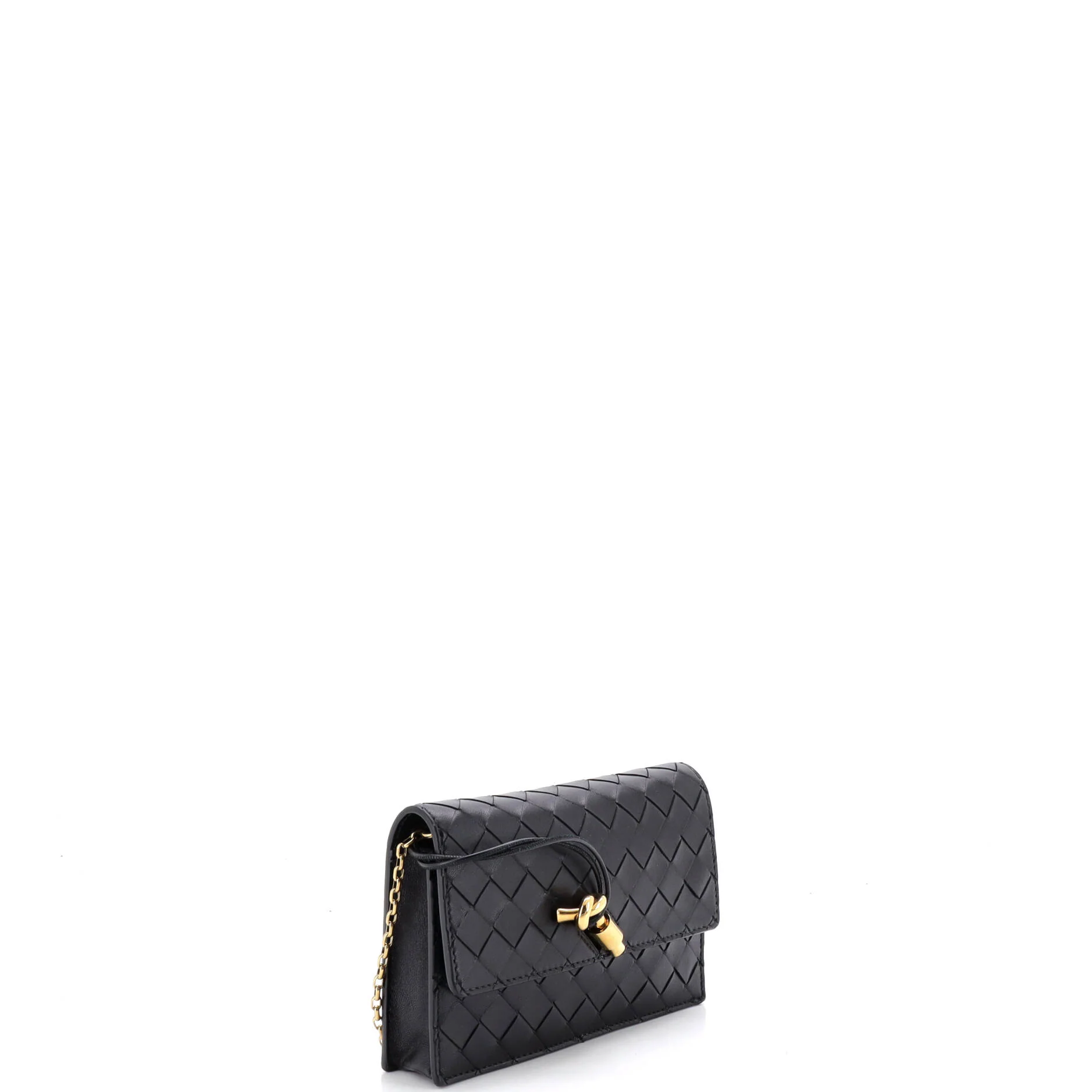 Andiamo Pouch on Chain Intrecciato Leather - Image 2