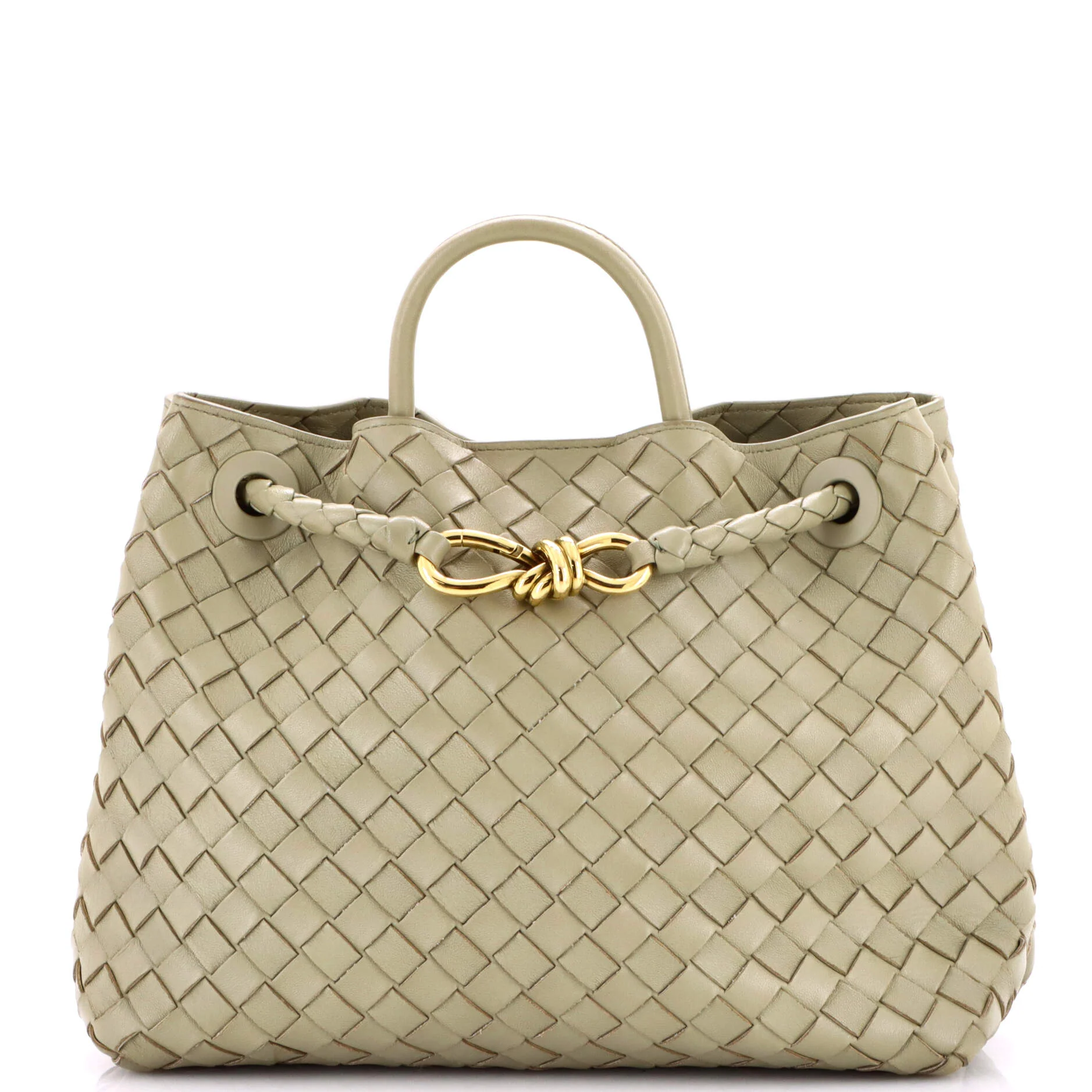 Andiamo Top Handle Bag Intrecciato Nappa Medium