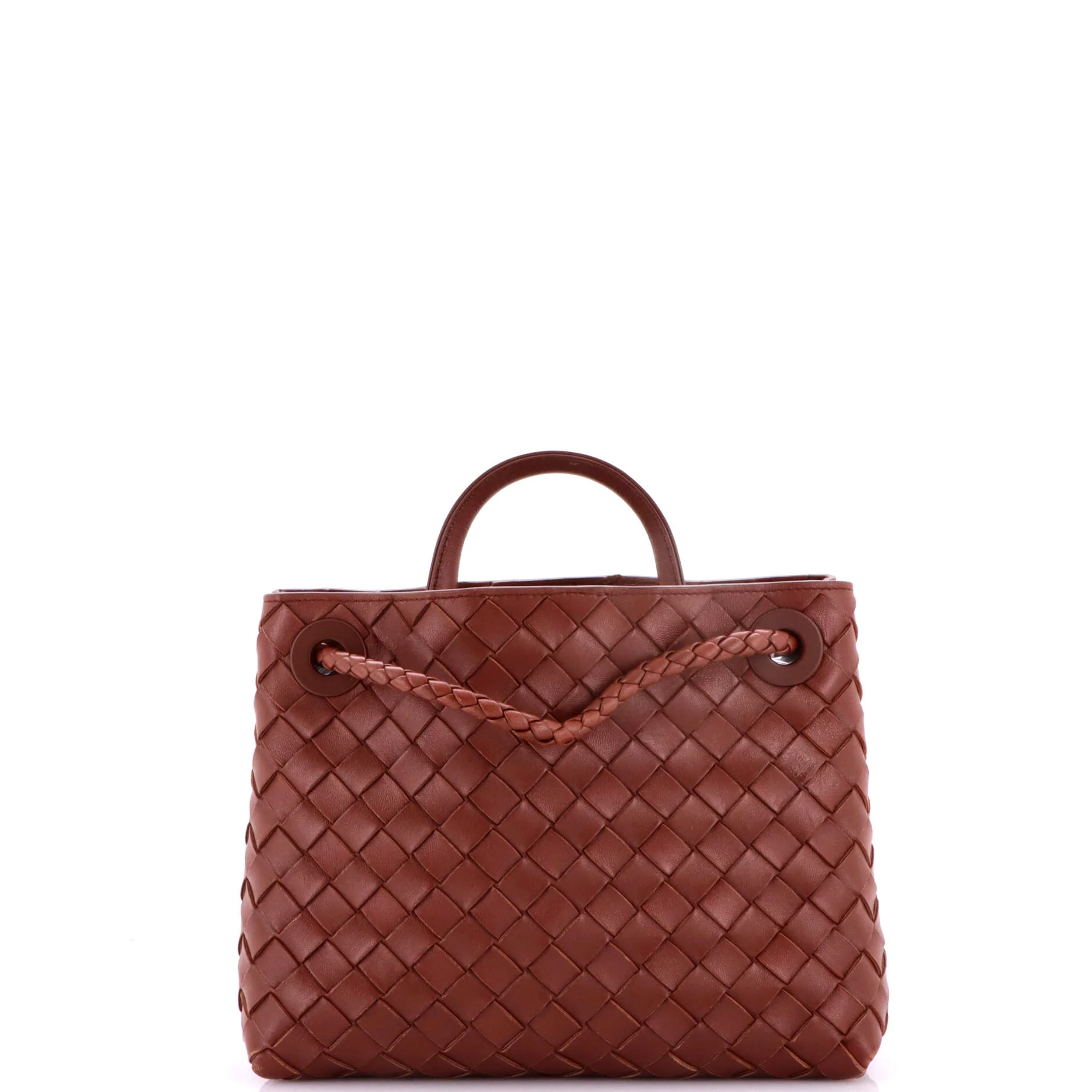 Andiamo Top Handle Bag Intrecciato Nappa Small - Image 3