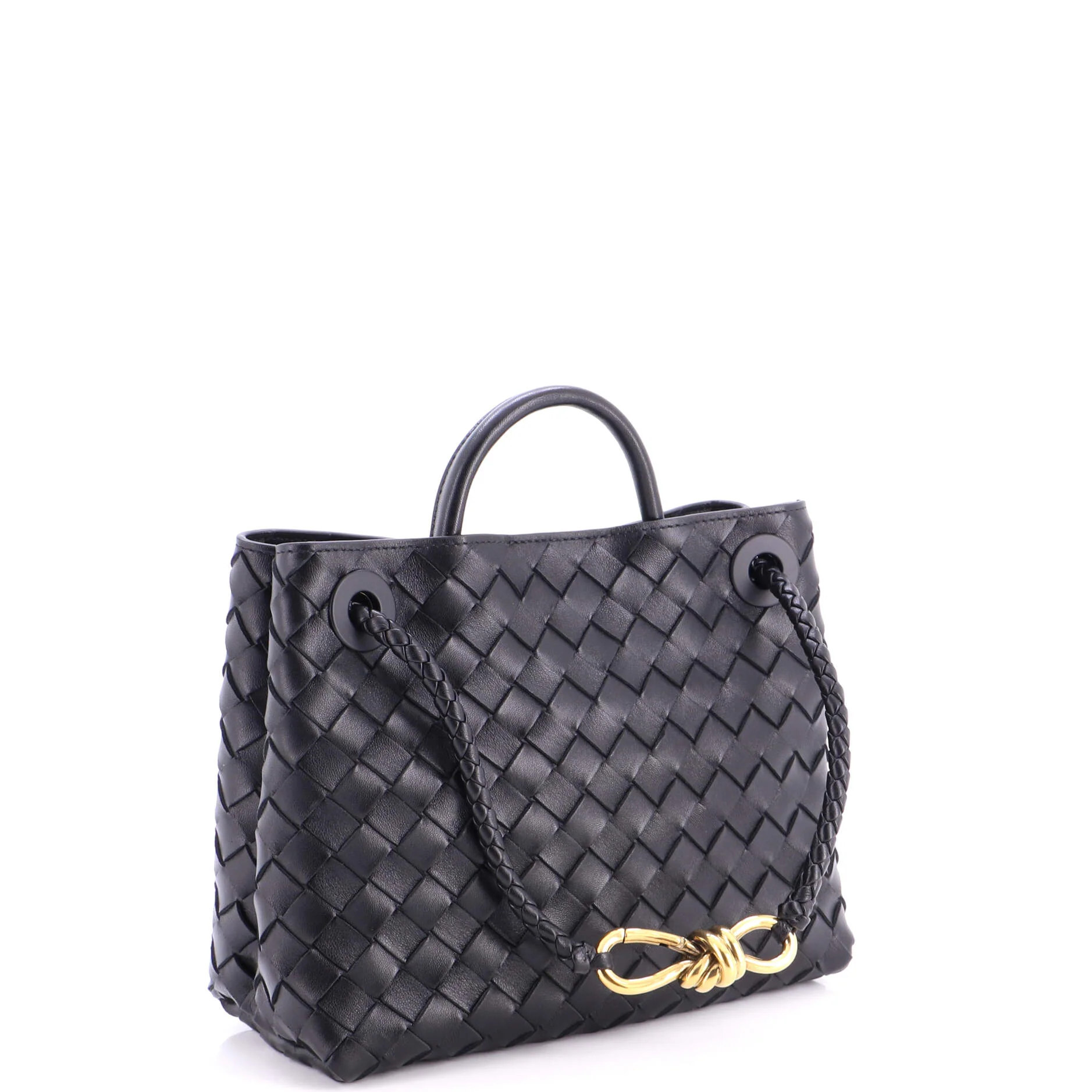 Andiamo Top Handle Bag Intrecciato Nappa Small - Image 2