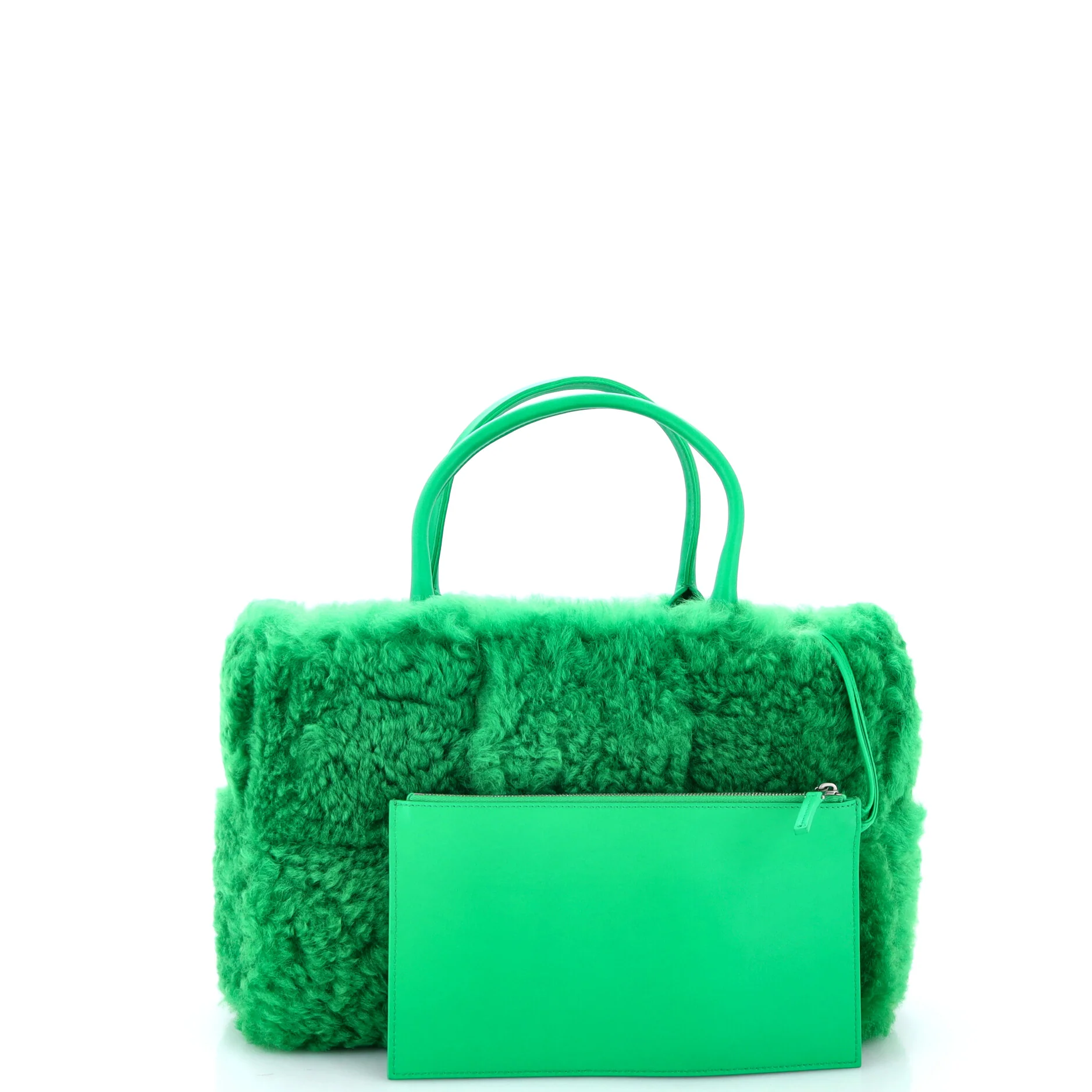Arco Tote Intrecciato Shearling Small - Image 2