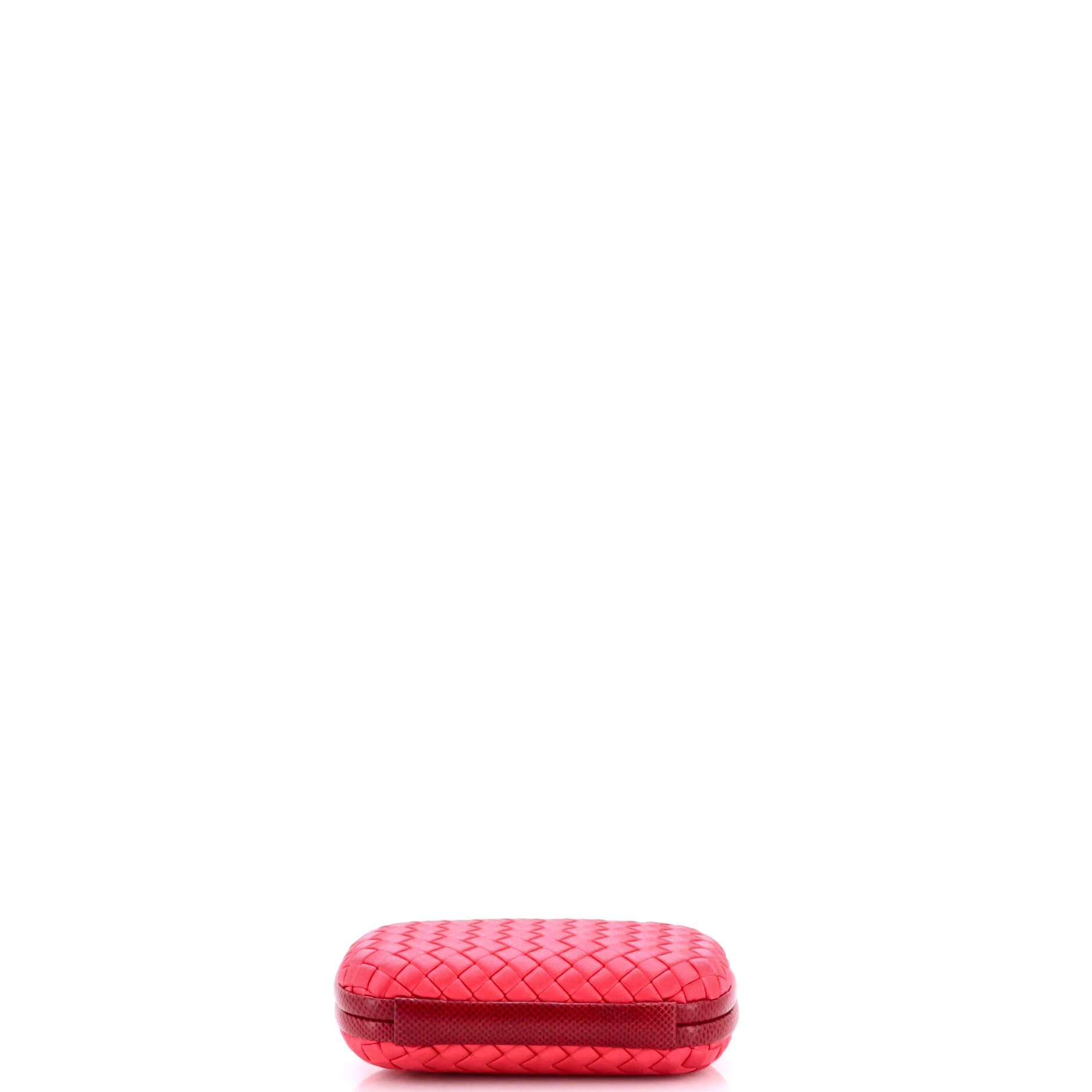 Box Knot Clutch Intrecciato Satin Small - Image 4