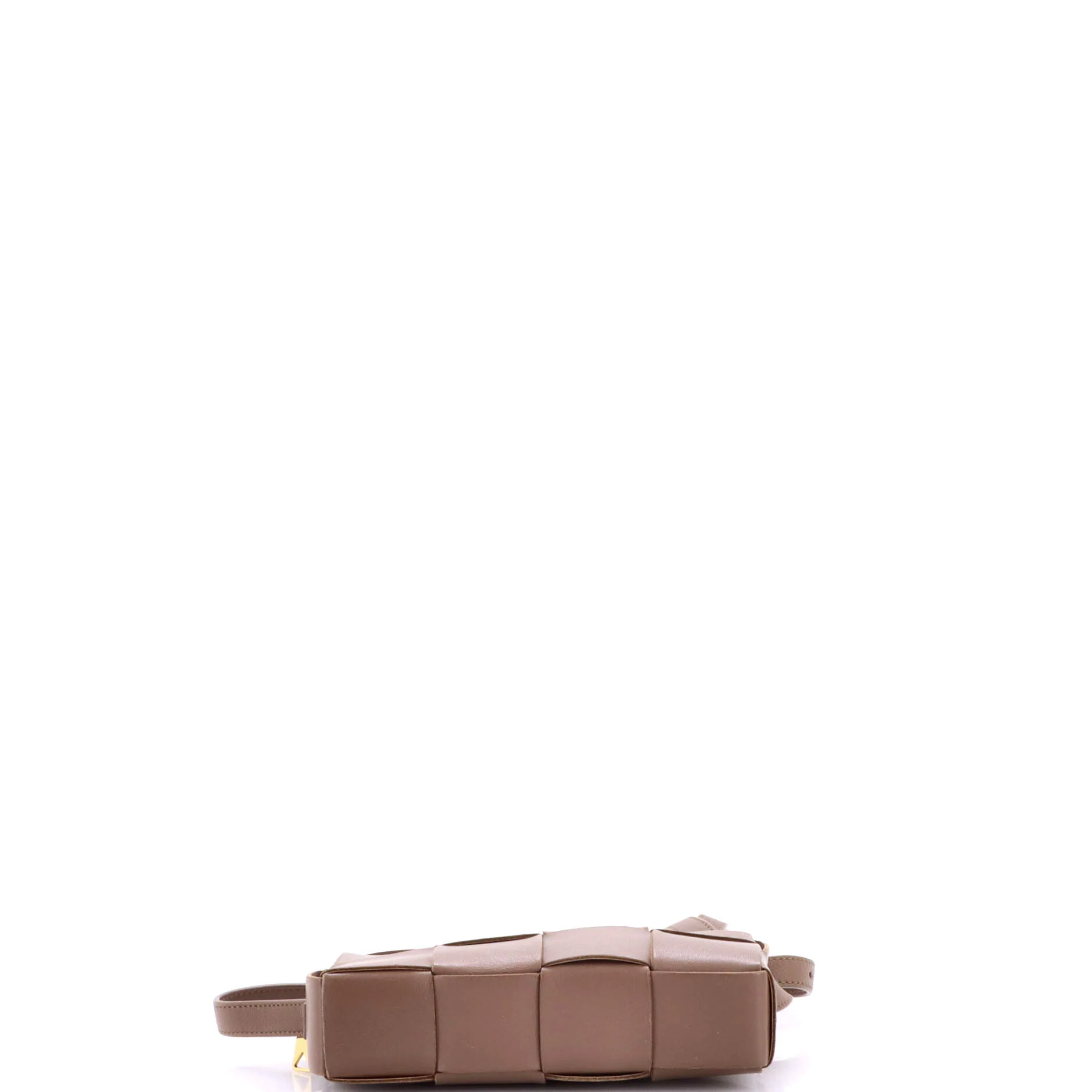 Brick Cassette Shoulder Bag Maxi Intrecciato Leather Small - Image 4