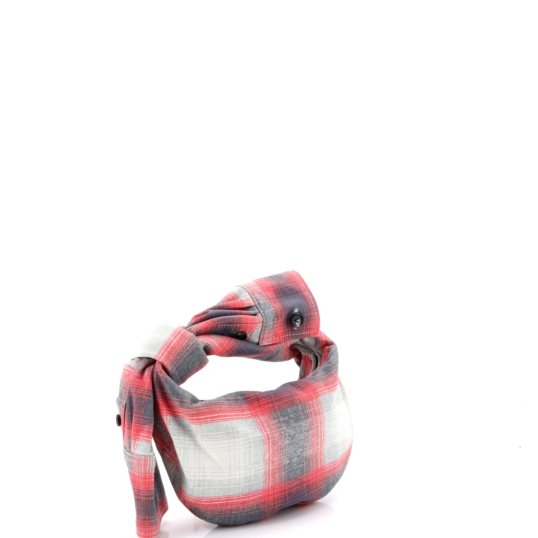 BV Jodie Hobo Shirt Effect Printed Leather Mini - Image 3