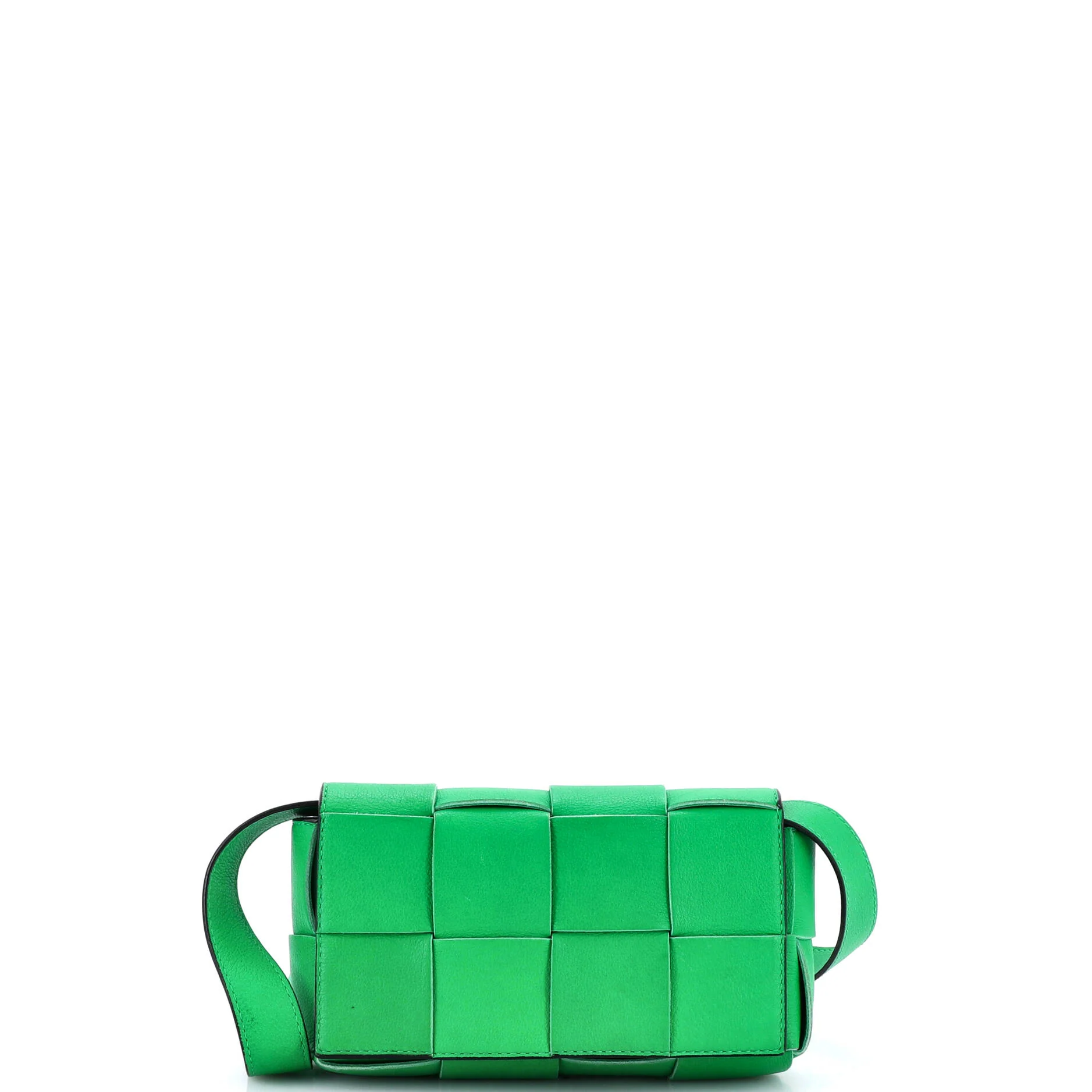 Cassette Belt Bag Maxi Intrecciato Leather