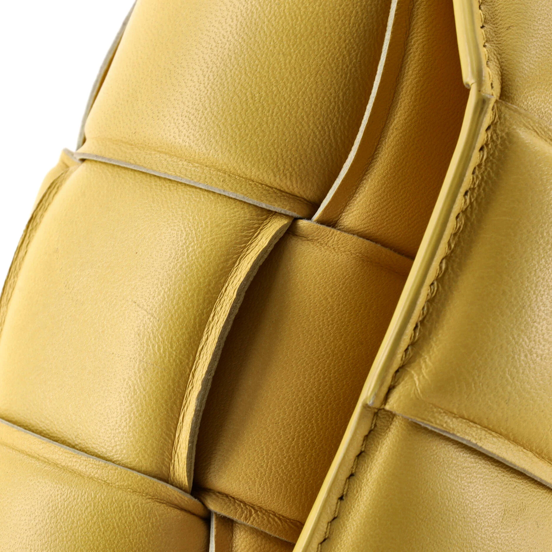 Cassette Chain Crossbody Bag Padded Maxi Intrecciato Leather - Image 6