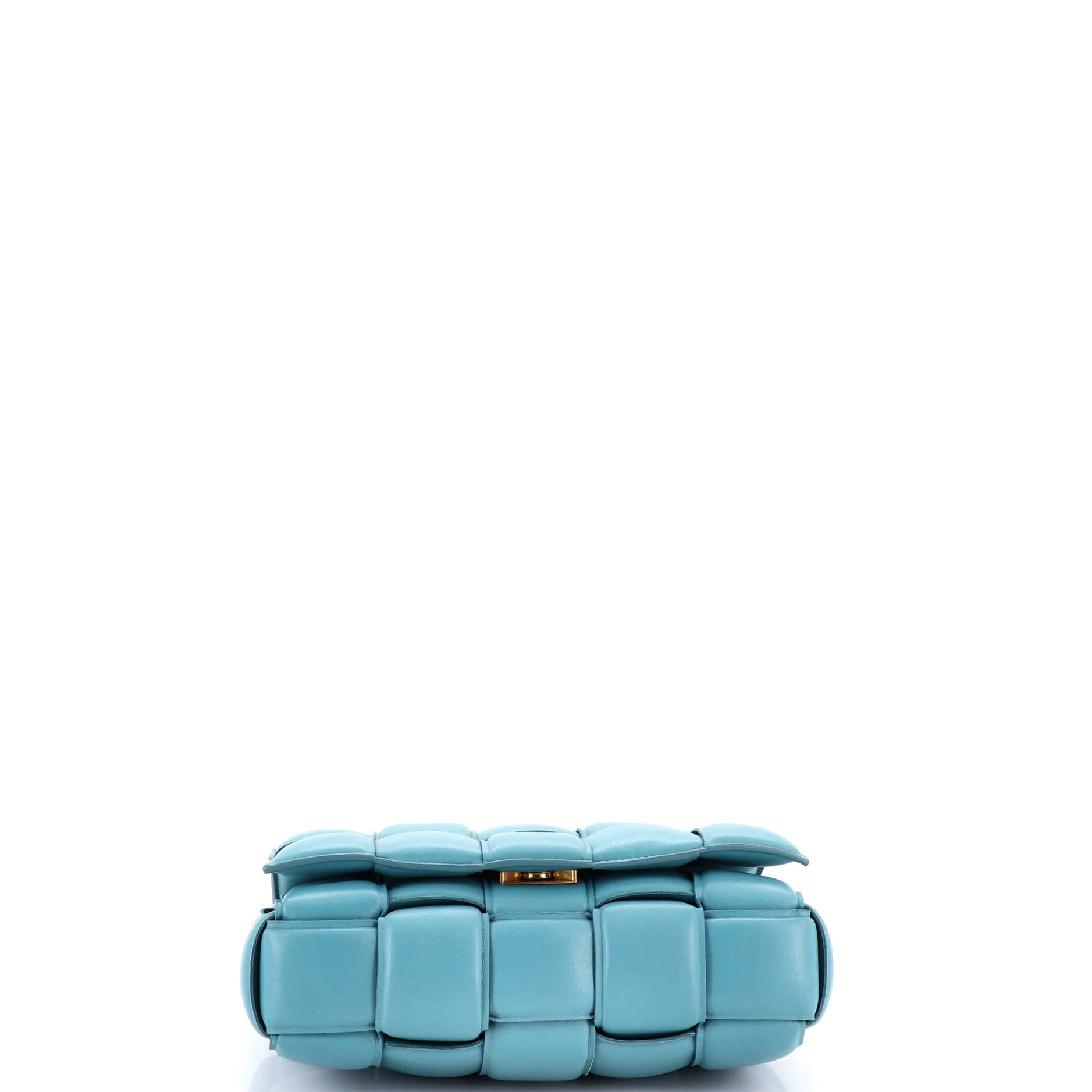 Cassette Chain Crossbody Bag Padded Maxi Intrecciato Leather - Image 4