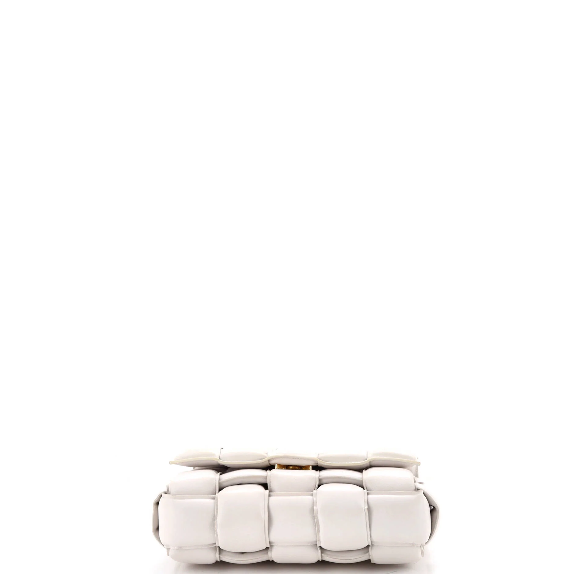 Cassette Chain Crossbody Bag Padded Maxi Intrecciato Leather - Image 4