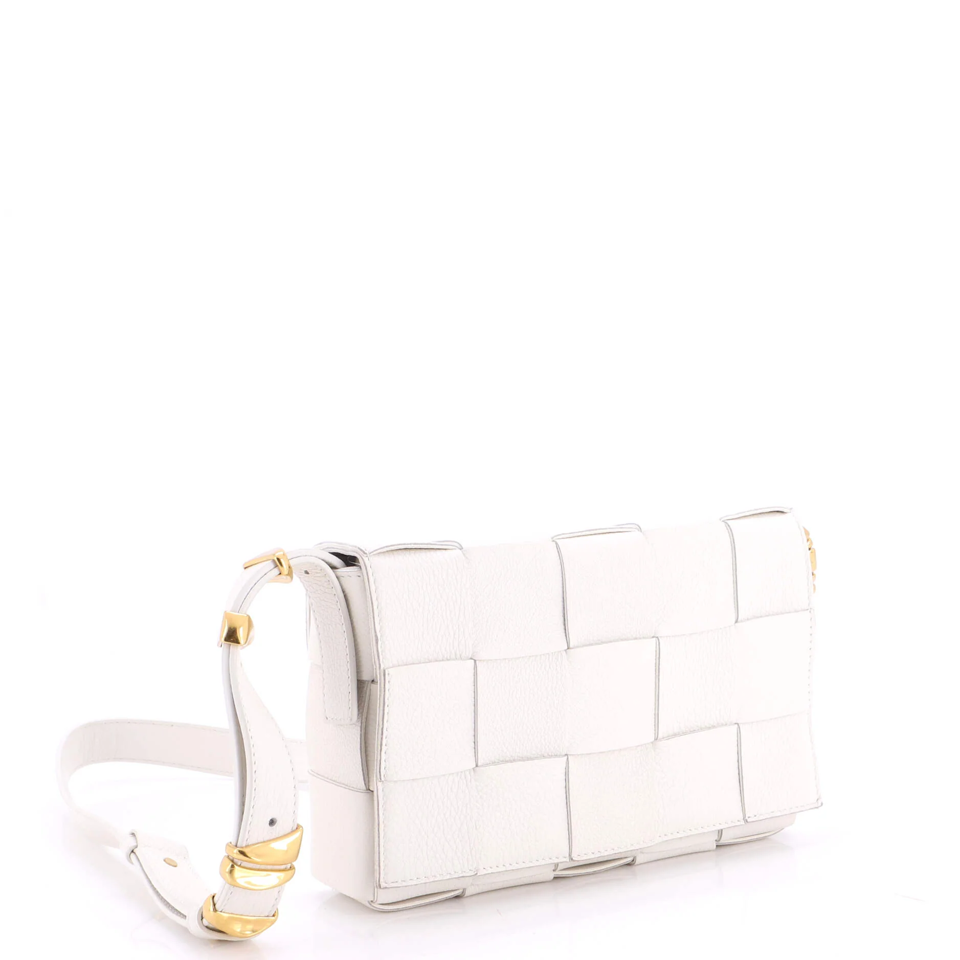 Cassette Crossbody Bag Maxi Intrecciato Grained Leather - Image 2