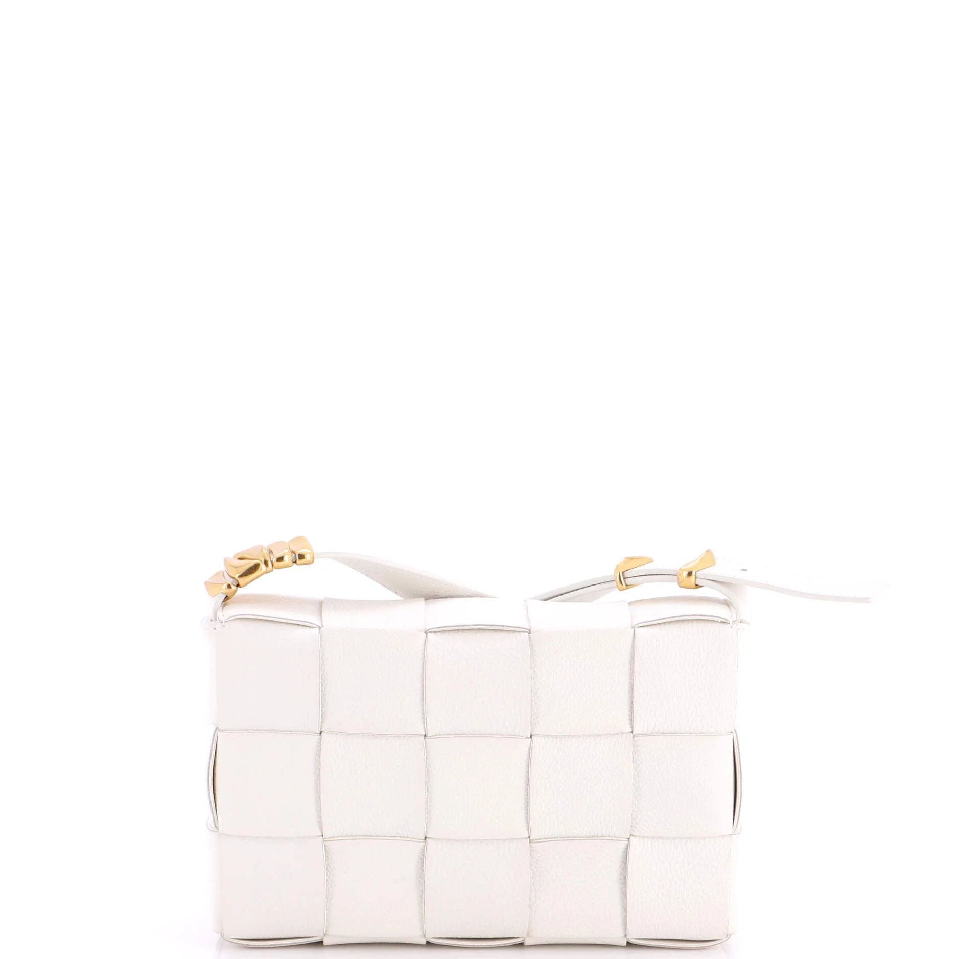 Cassette Crossbody Bag Maxi Intrecciato Grained Leather - Image 3