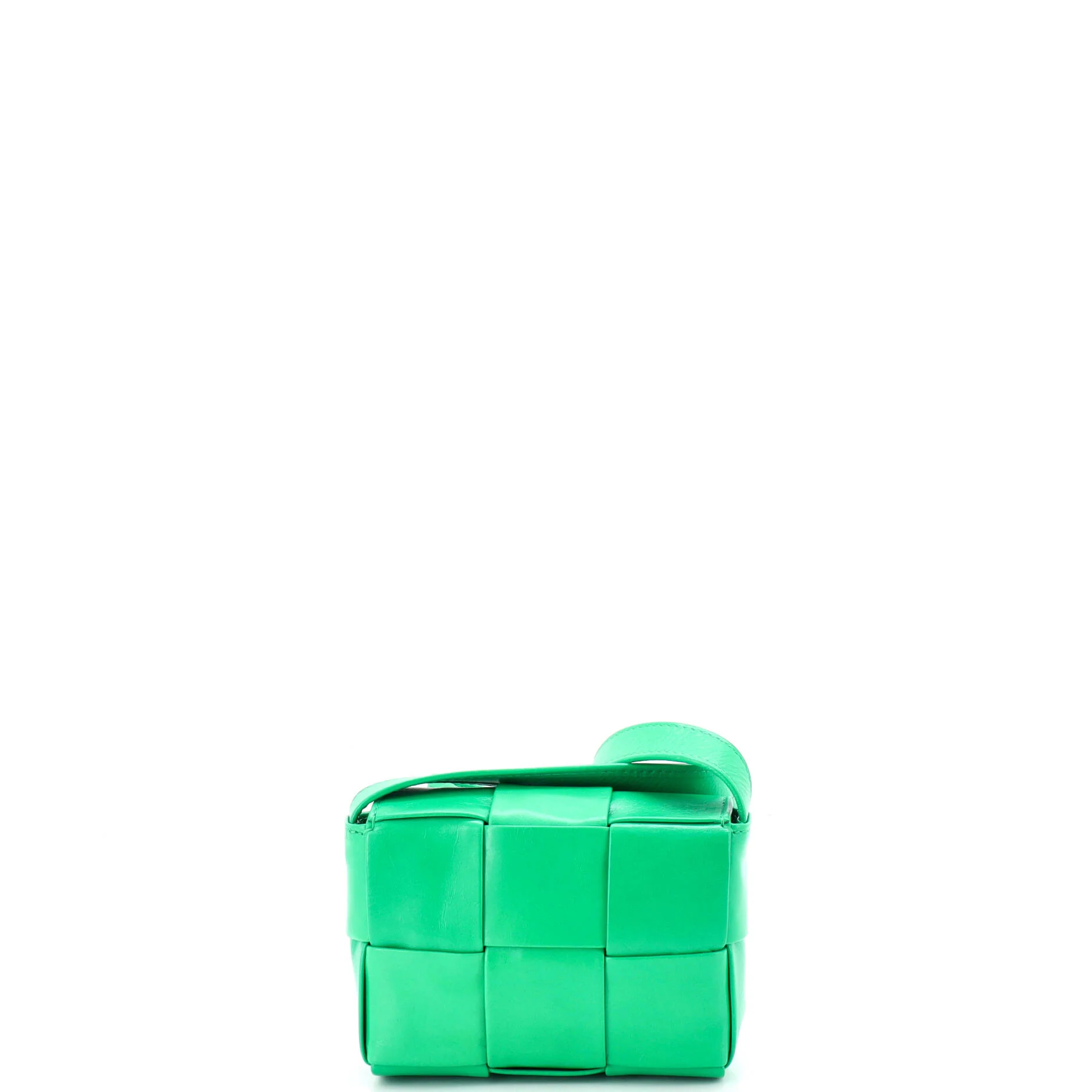 Cassette Crossbody Bag Maxi Intrecciato Leather Candy - Image 3