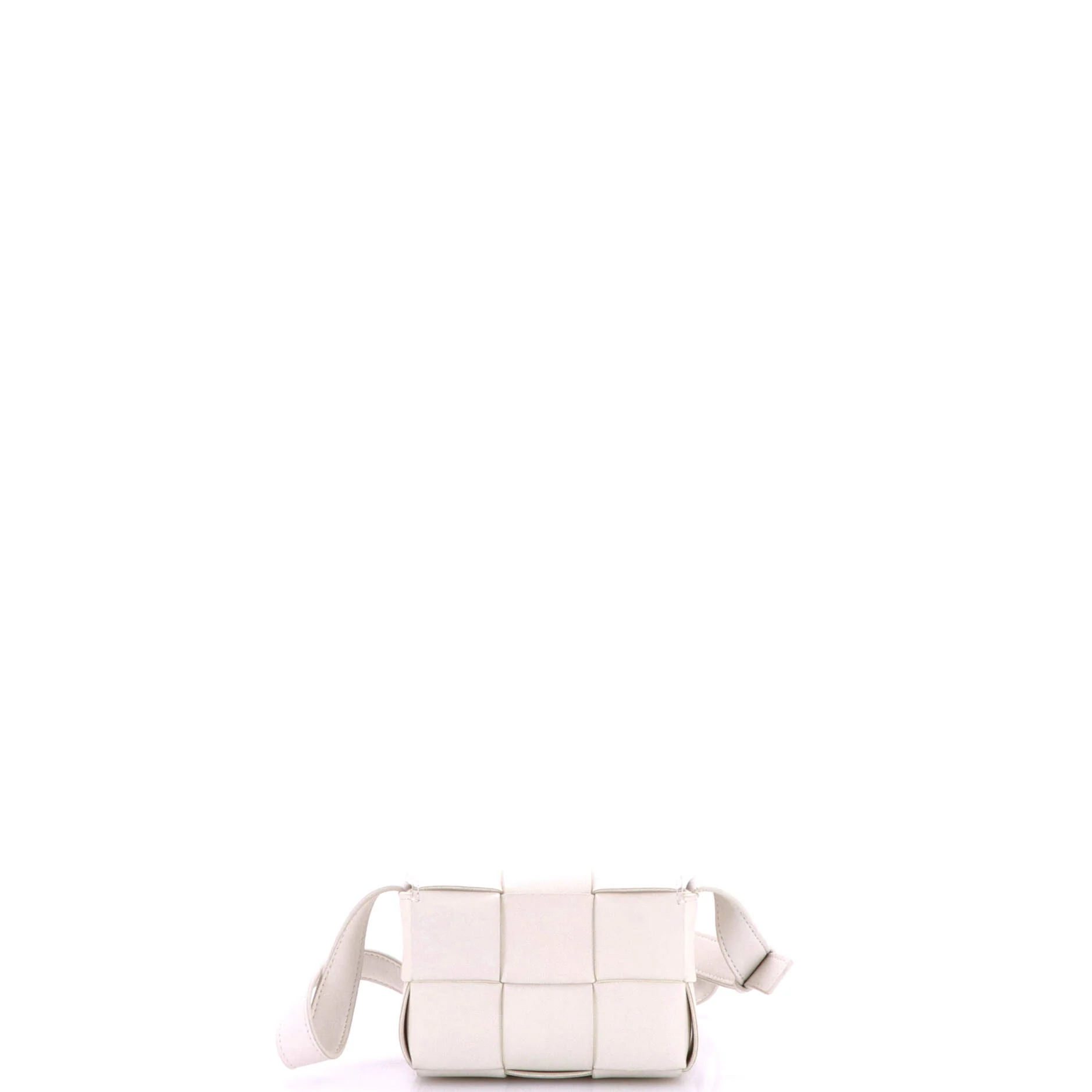 Cassette Crossbody Bag Maxi Intrecciato Leather Candy - Image 3