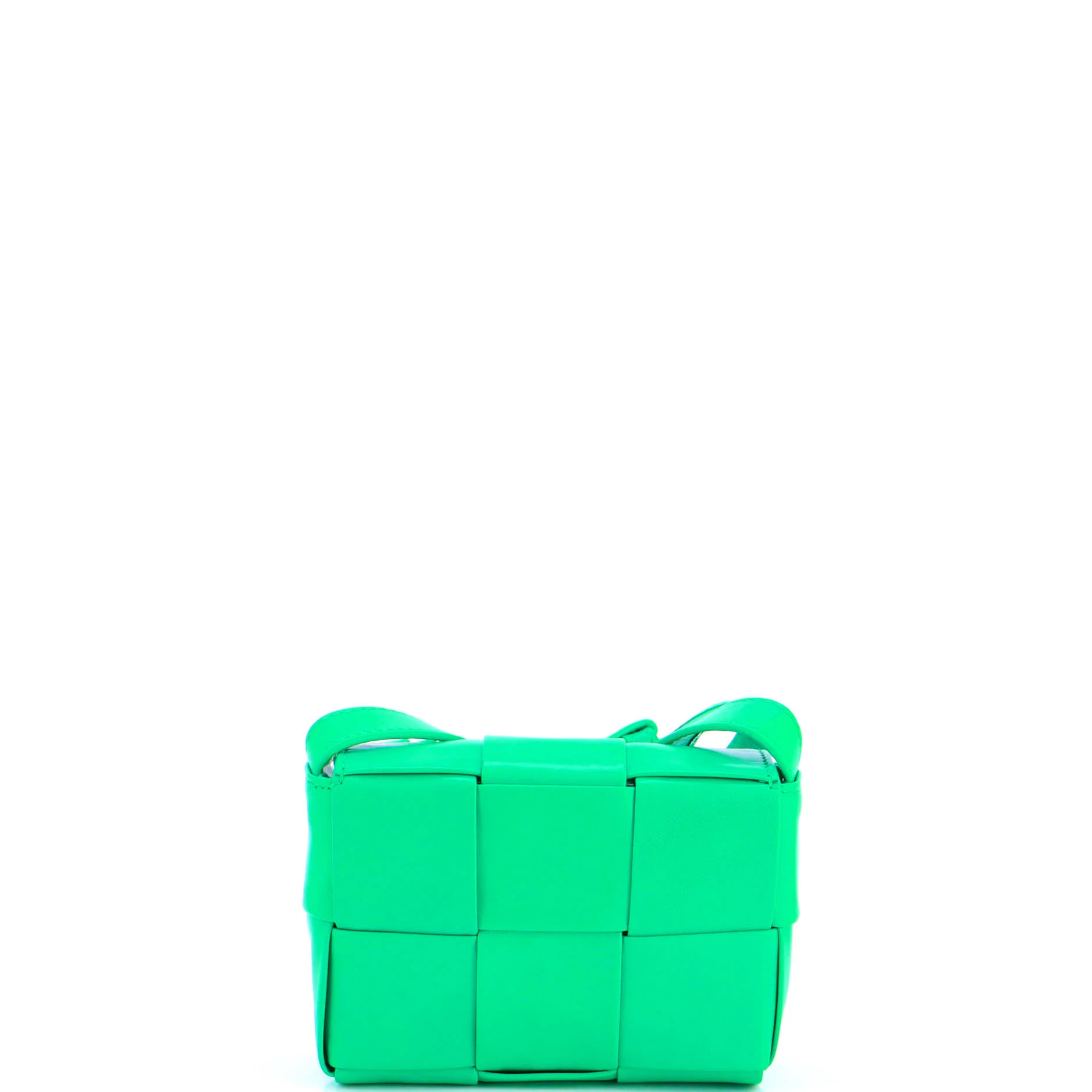 Cassette Crossbody Bag Maxi Intrecciato Leather Candy - Image 3