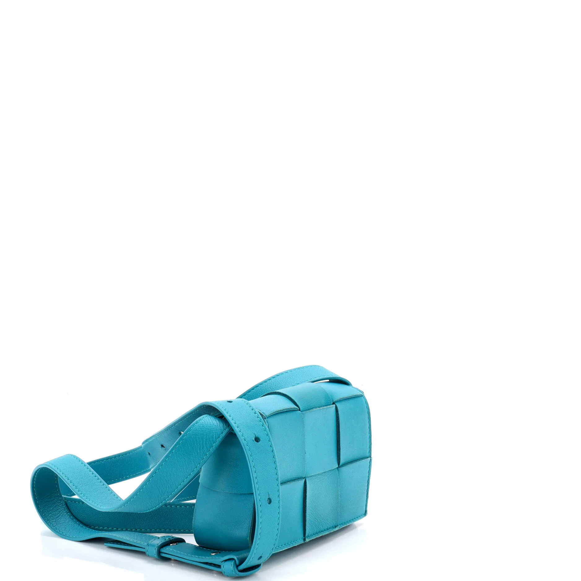 Cassette Crossbody Bag Maxi Intrecciato Leather Extra Mini - Image 2