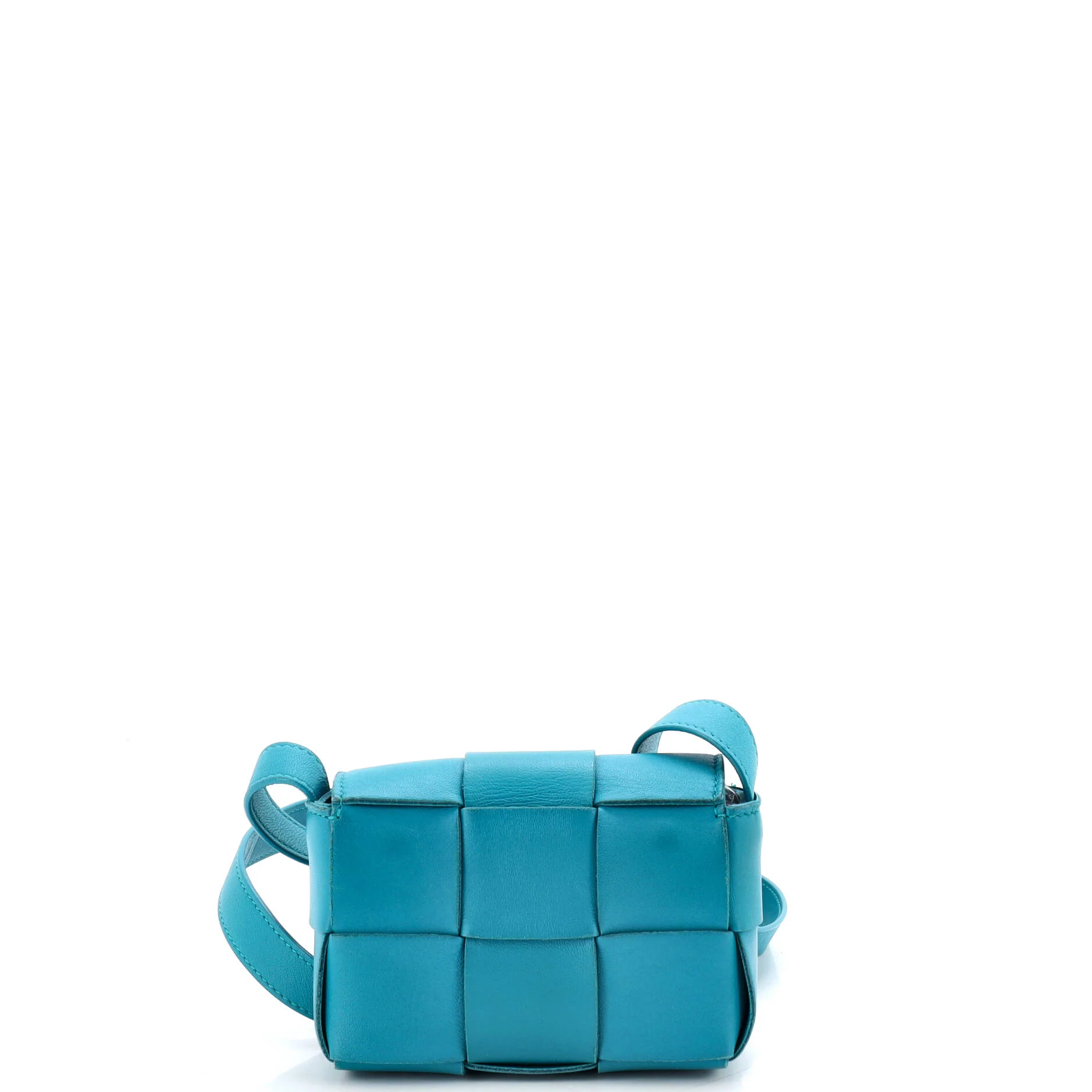 Cassette Crossbody Bag Maxi Intrecciato Leather Extra Mini - Image 3