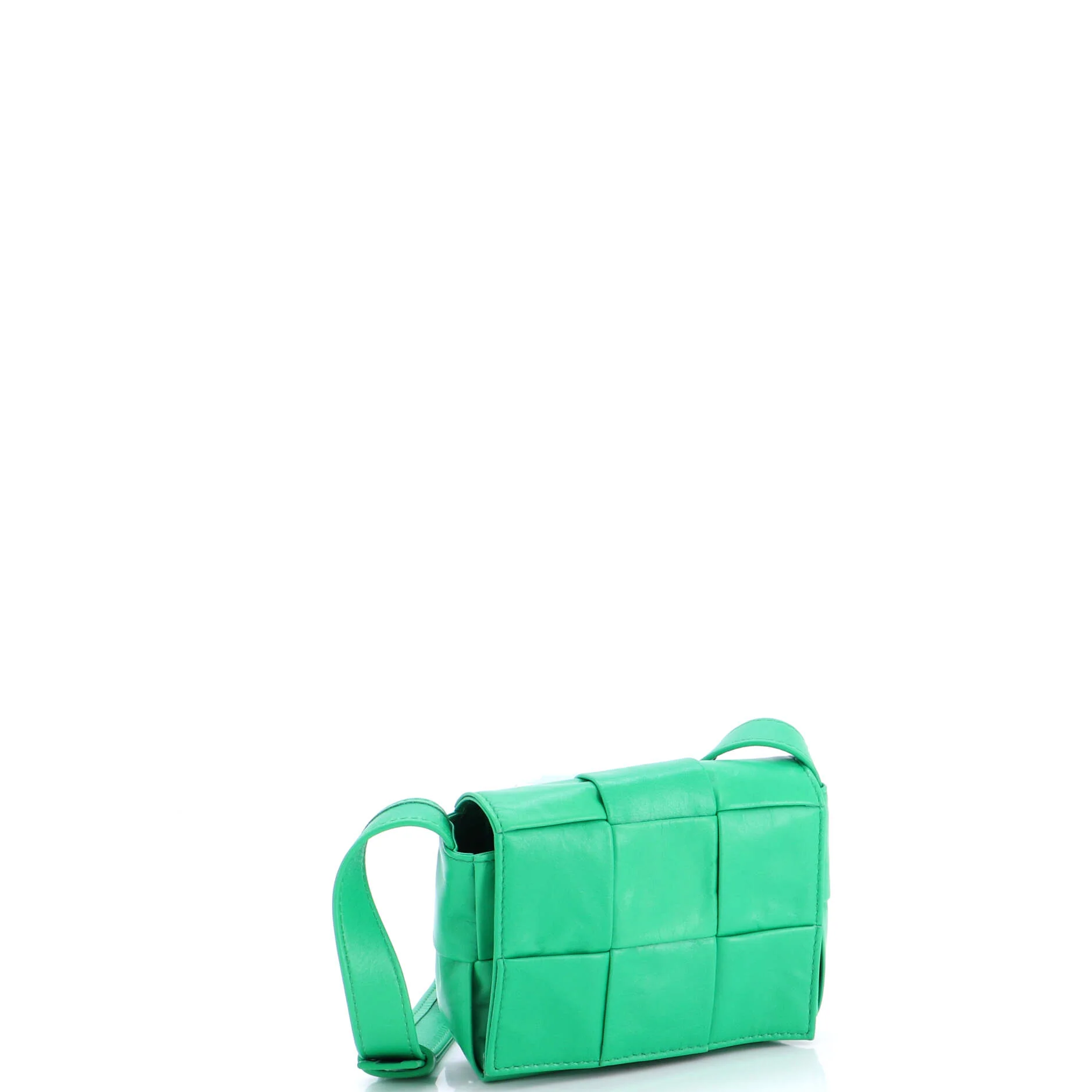 Cassette Crossbody Bag Maxi Intrecciato Leather Extra Mini - Image 2