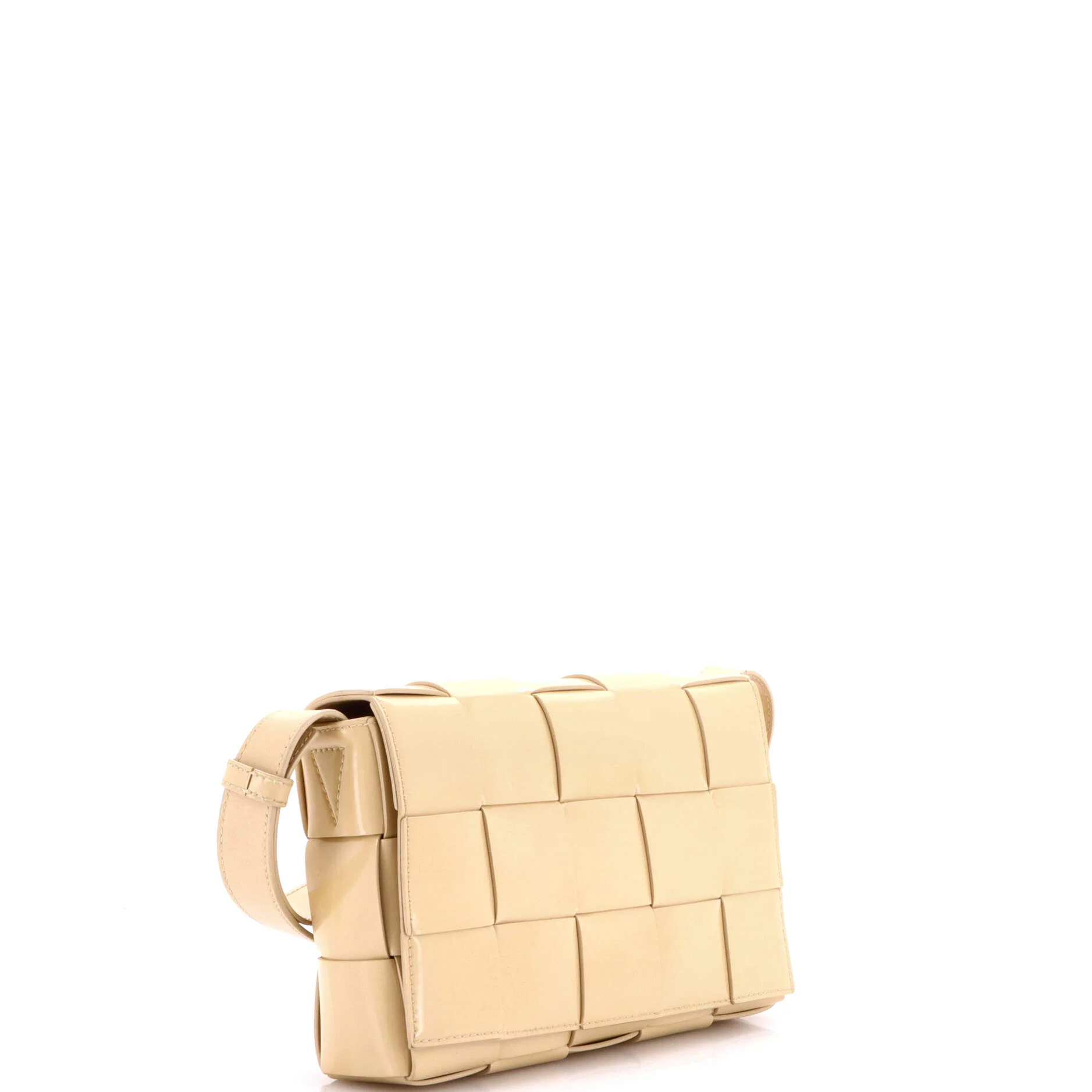 Cassette Crossbody Bag Maxi Intrecciato Patent - Image 2