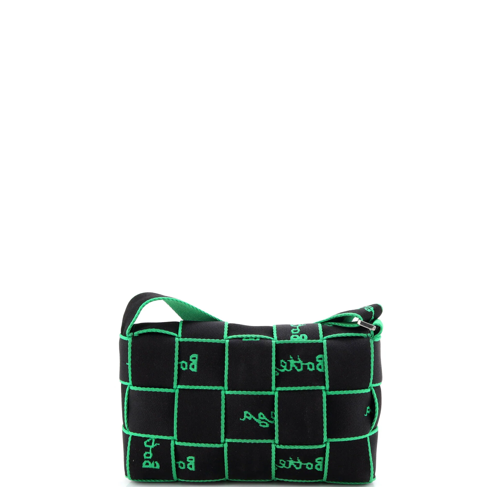 Cassette Crossbody Bag Maxi Intrecciato Webbed Canvas - Image 3