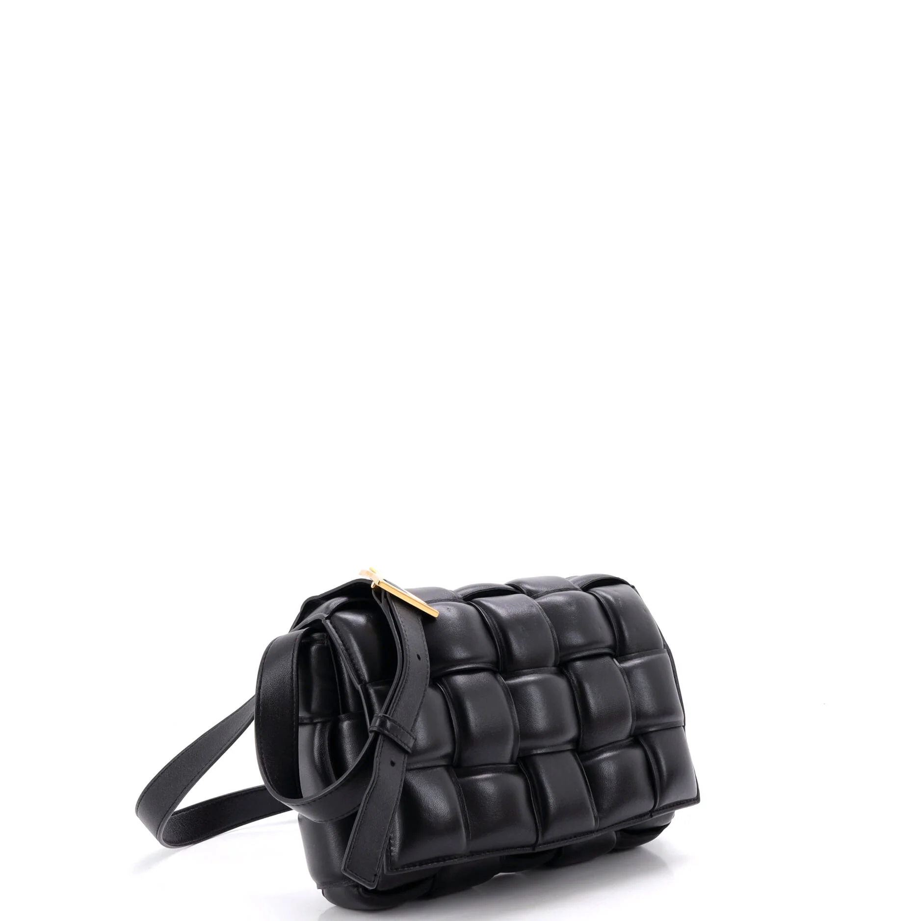 Cassette Crossbody Bag Padded Maxi Intrecciato Leather - Image 2