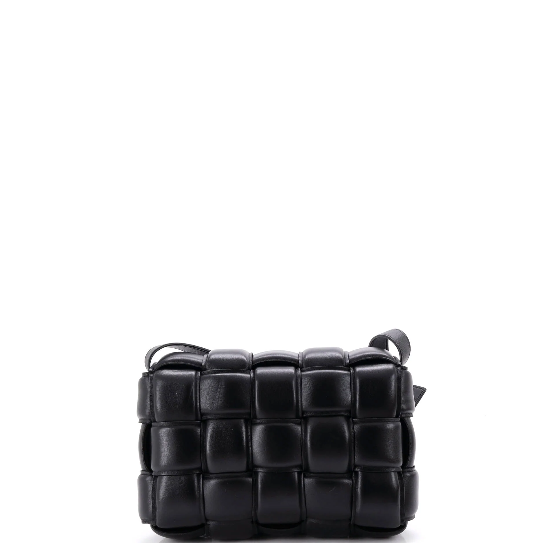 Cassette Crossbody Bag Padded Maxi Intrecciato Leather - Image 3