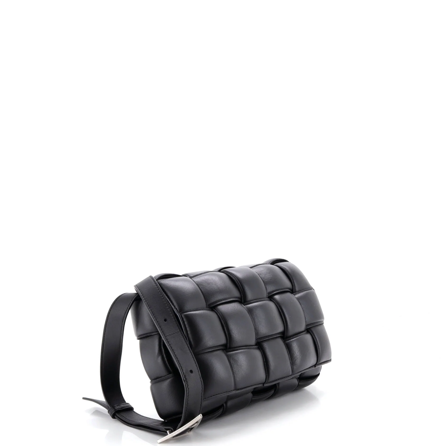 Cassette Crossbody Bag Padded Maxi Intrecciato Leather - Image 2