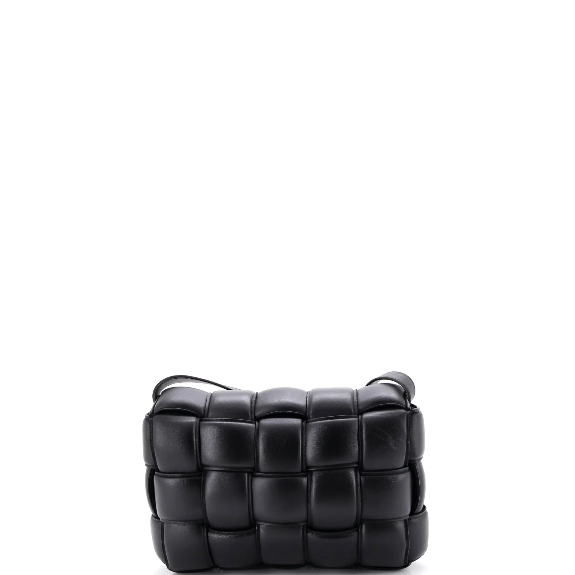 Cassette Crossbody Bag Padded Maxi Intrecciato Leather - Image 3