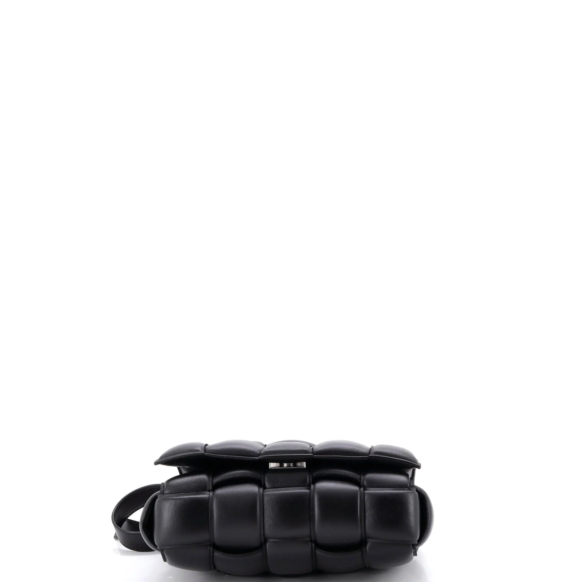 Cassette Crossbody Bag Padded Maxi Intrecciato Leather - Image 4