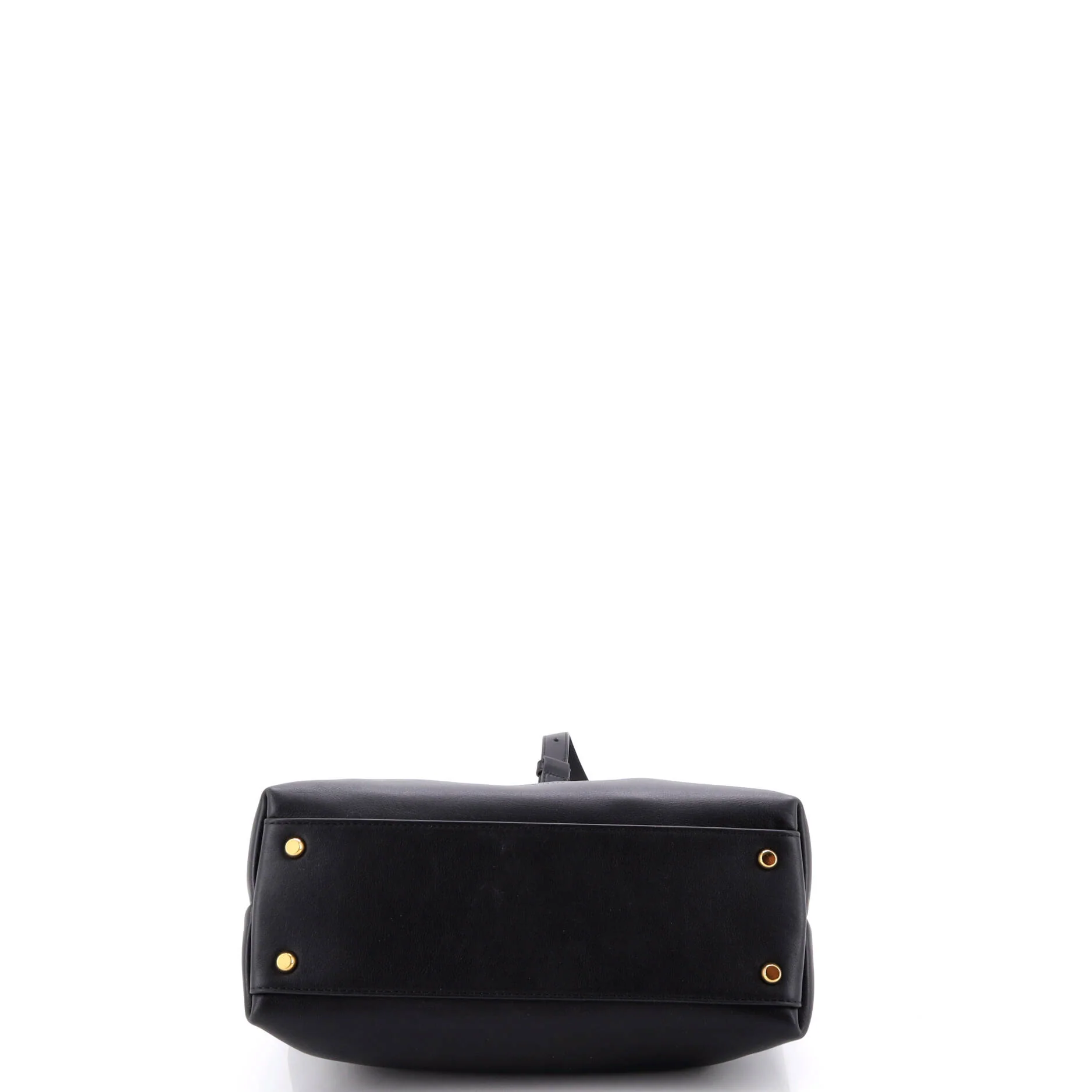Ciao Ciao Top Handle Bag Leather with Intrecciato Detail Small - Image 4