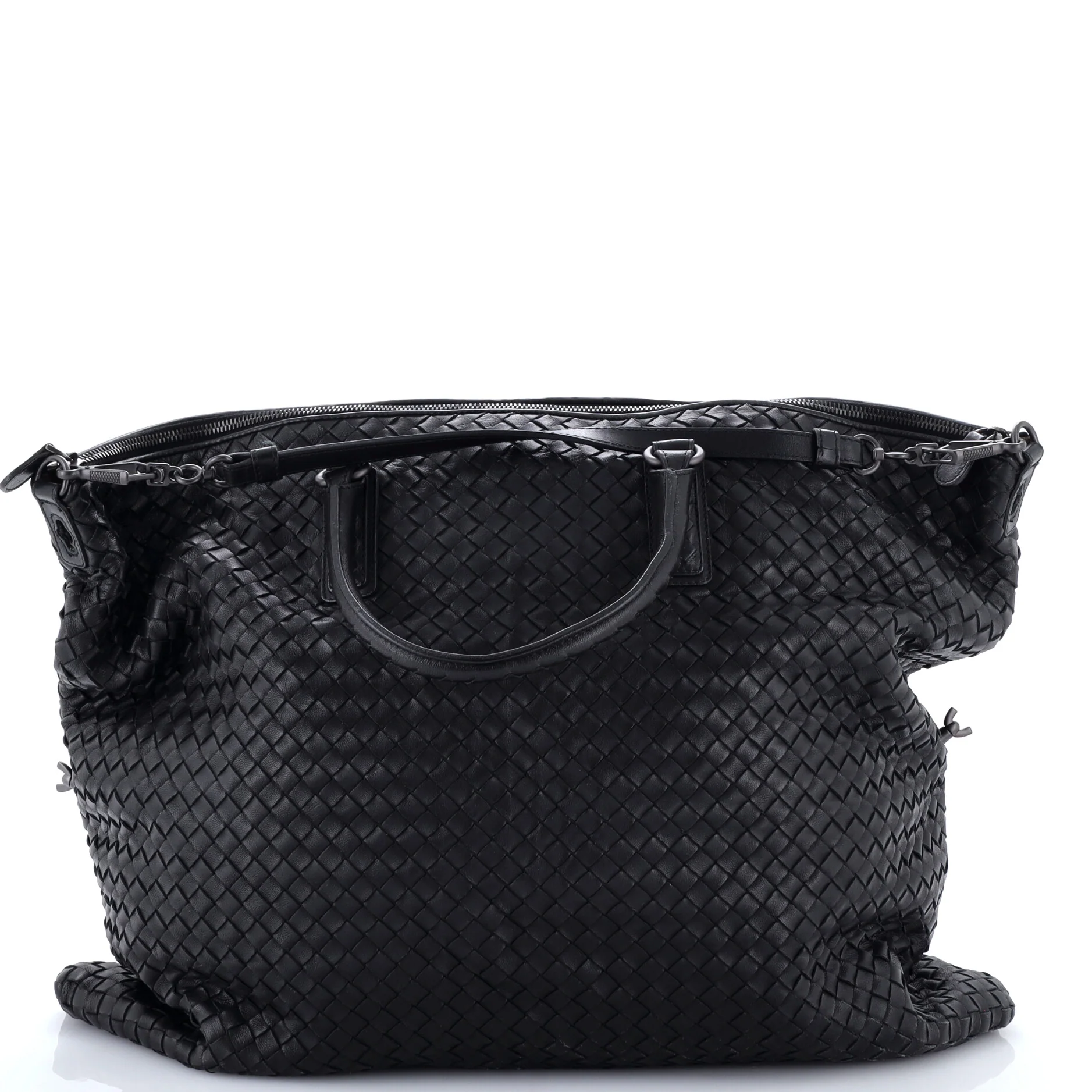 Convertible Satchel Intrecciato Nappa Maxi