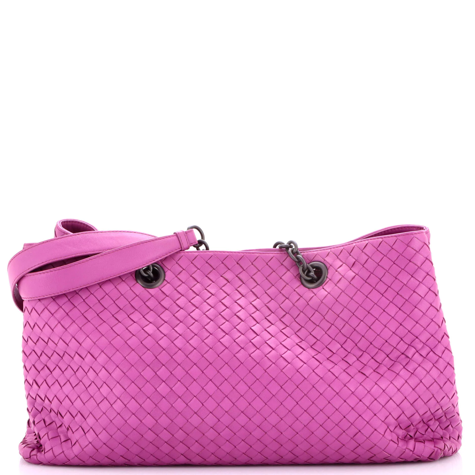 Double Chain Tote Intrecciato Nappa Large